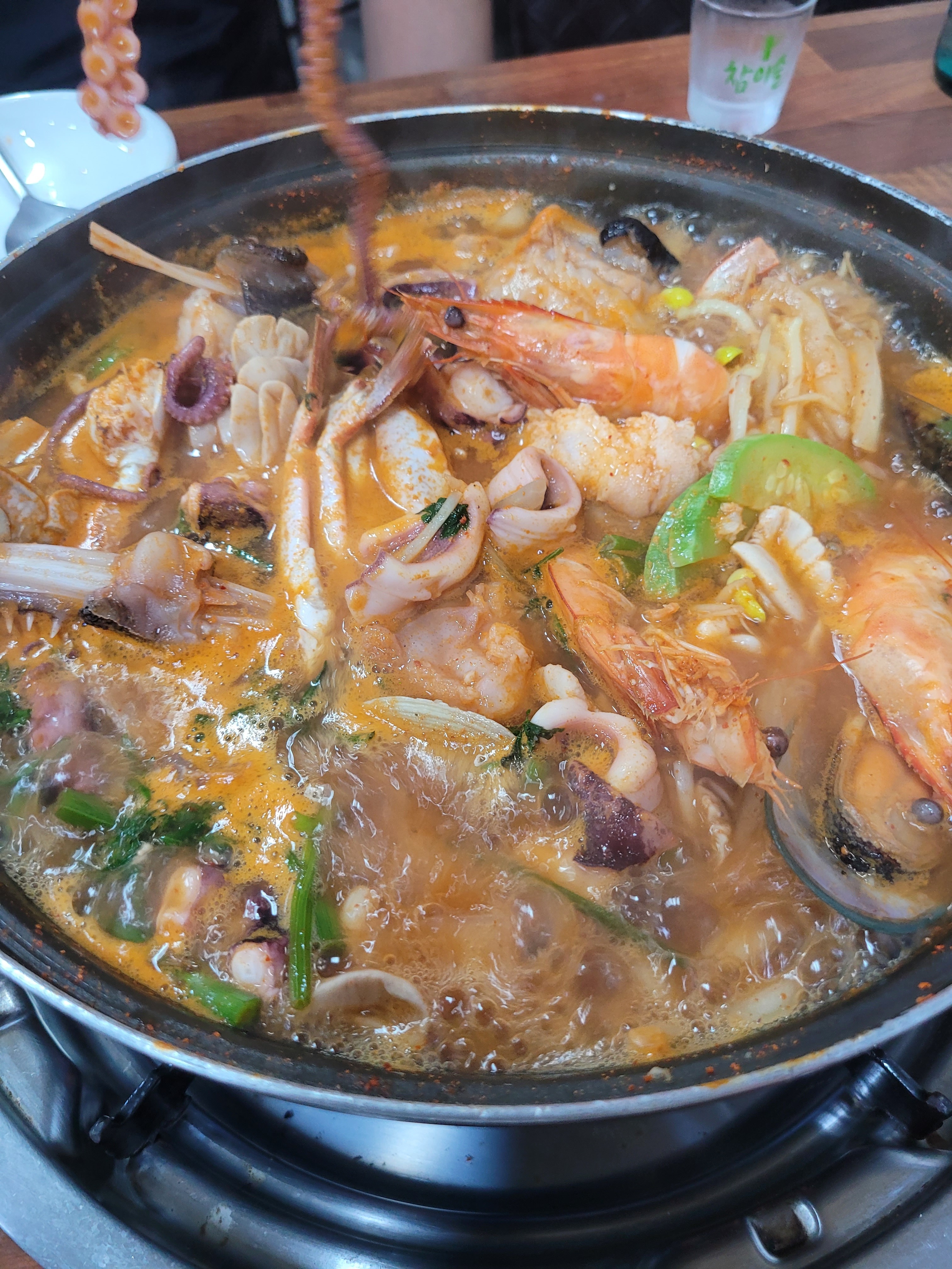 오랫만에 맛있는 해물탕을 먹었네요. - 천호동 맛집 해남낙지 천호본점