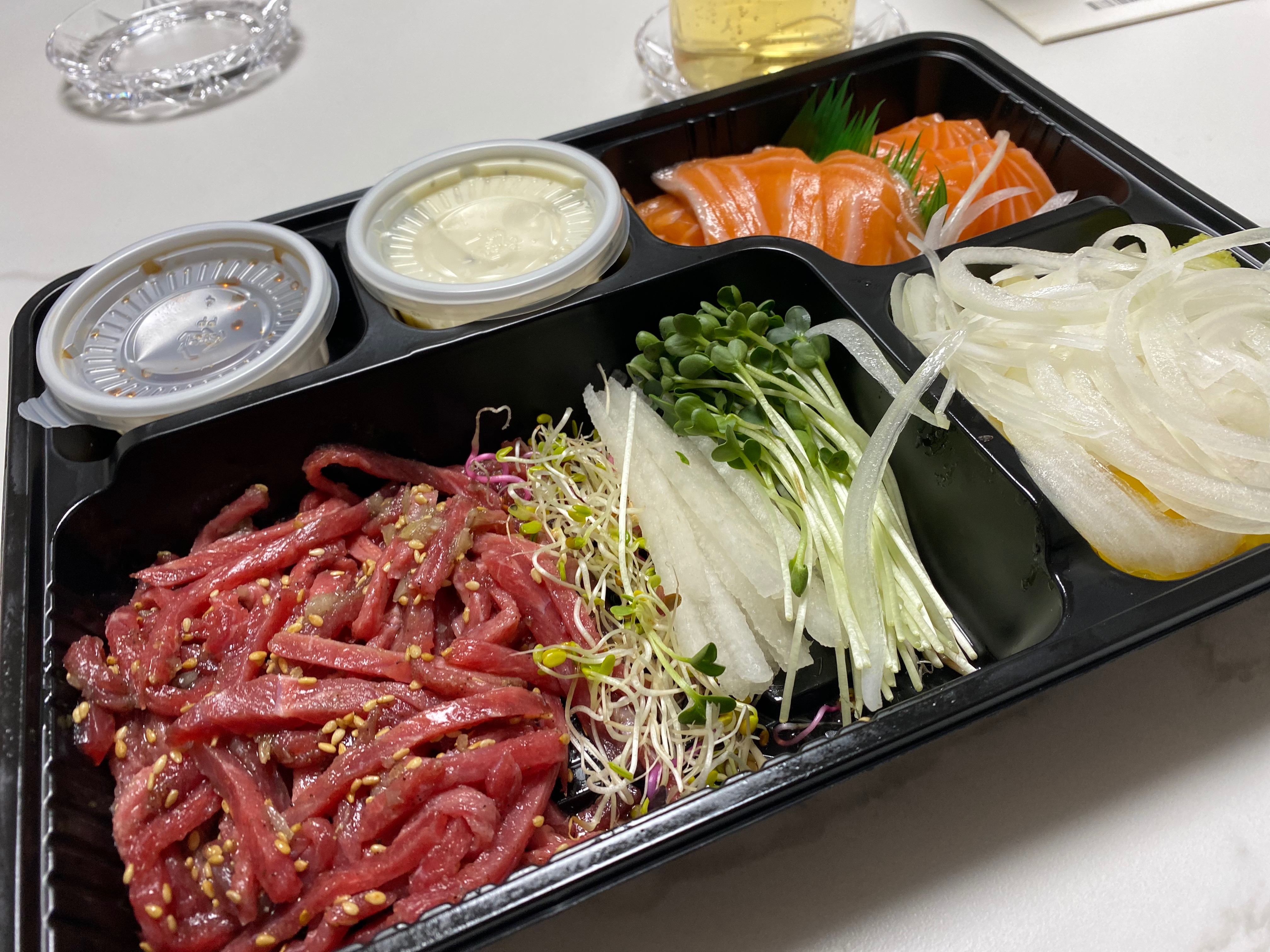 오리역 맛집 한끼정 육회연어참치 오리역점 내돈내산 방문리뷰