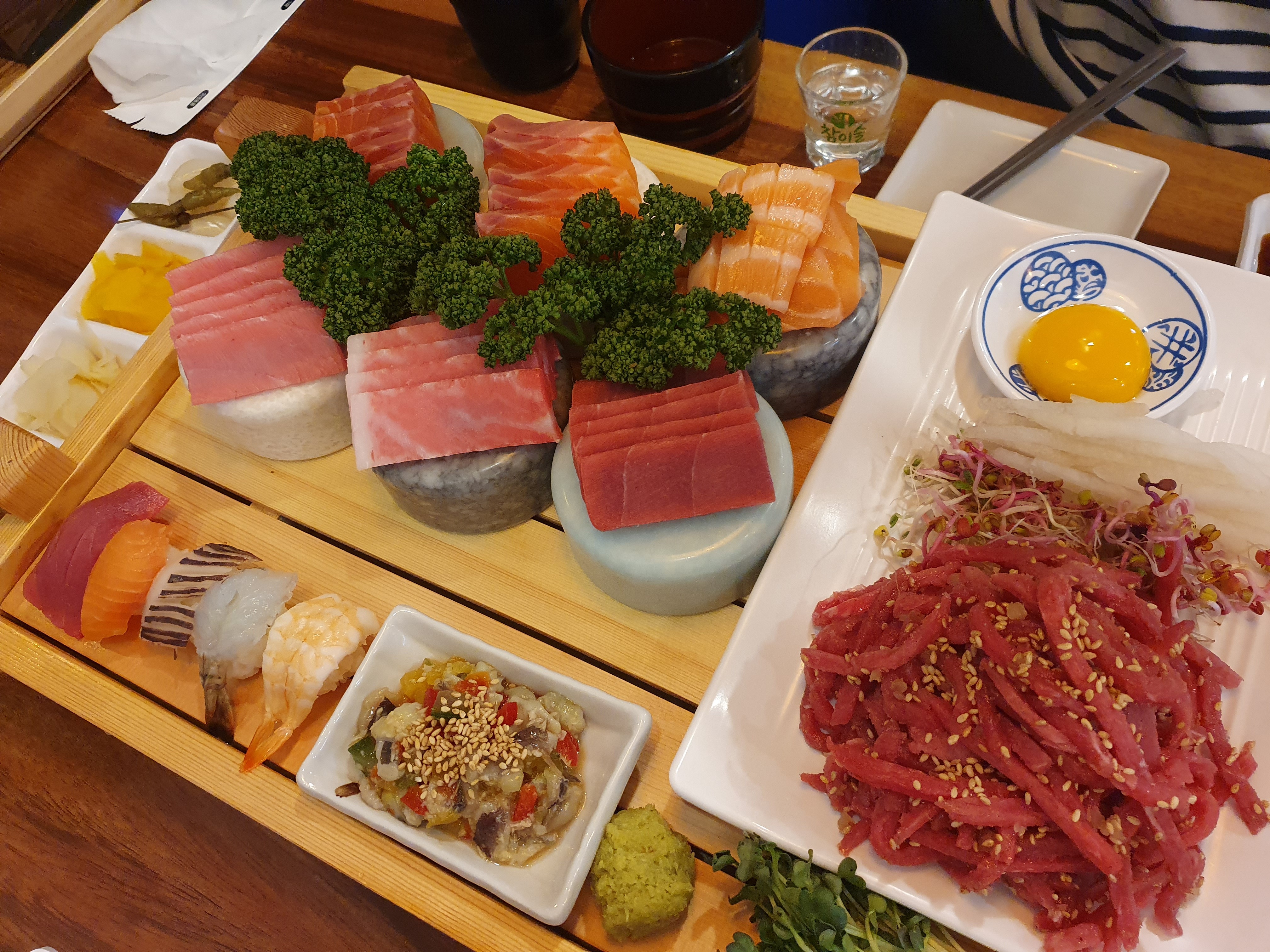 오리역 맛집 한끼정 육회연어참치 오리역점 내돈내산 방문리뷰