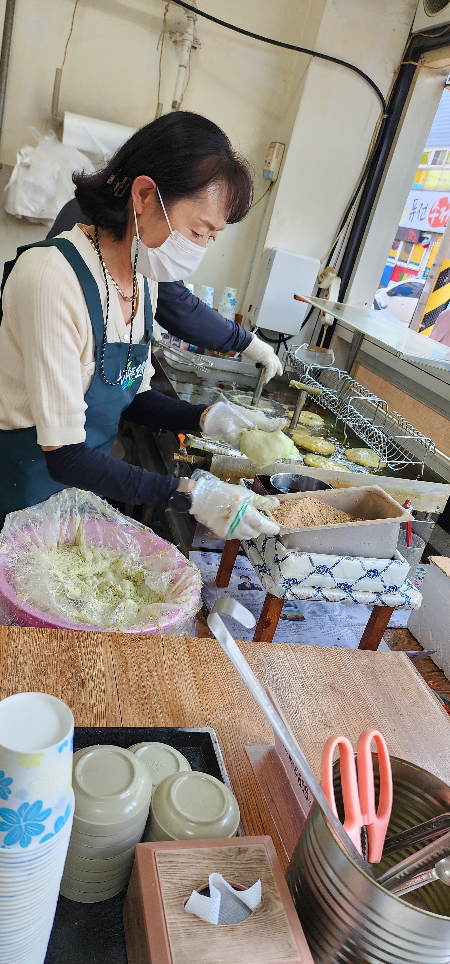 호떡 만드는 과정