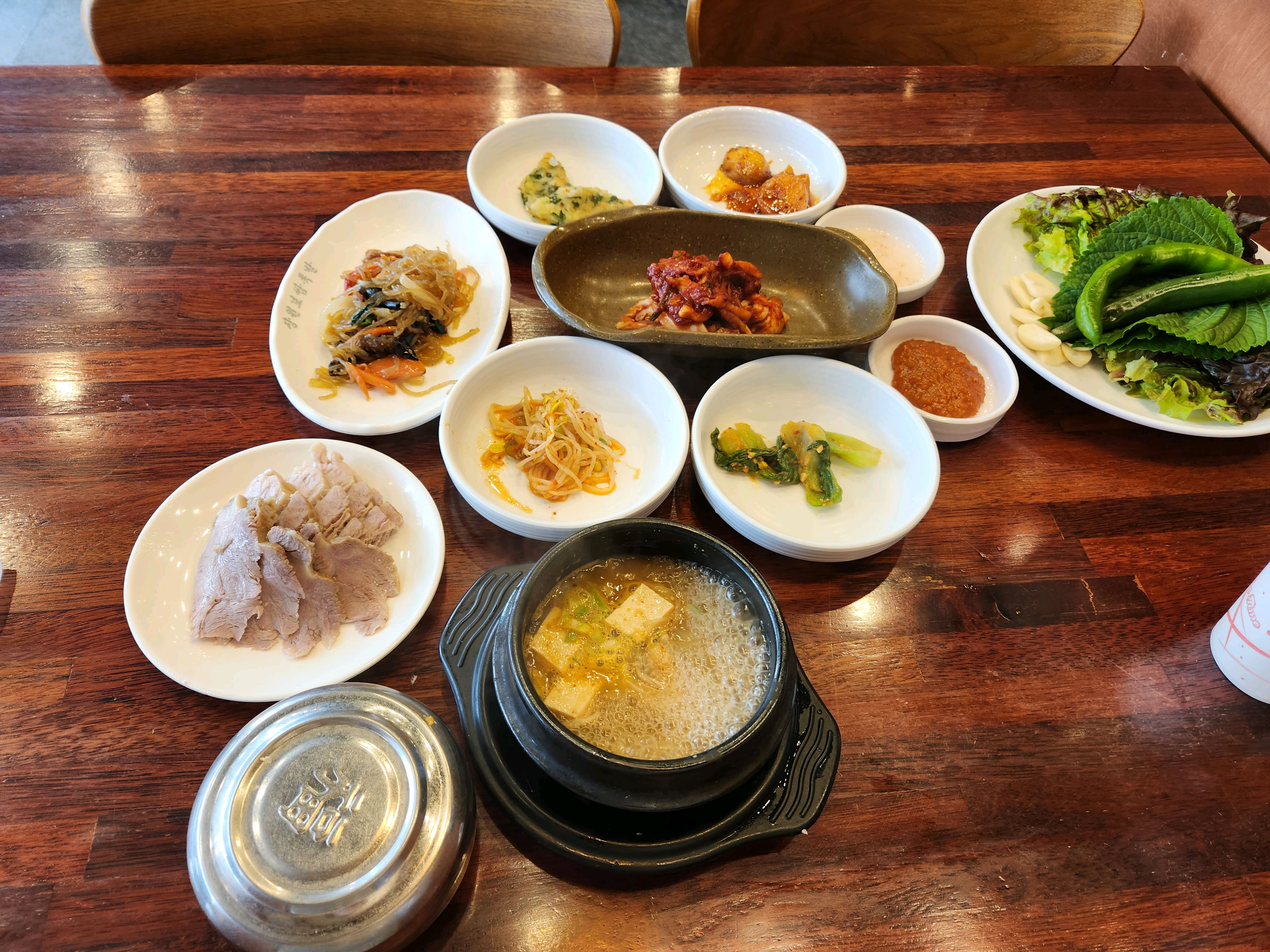 점심정식 - 천호동 맛집 장원보쌈족발