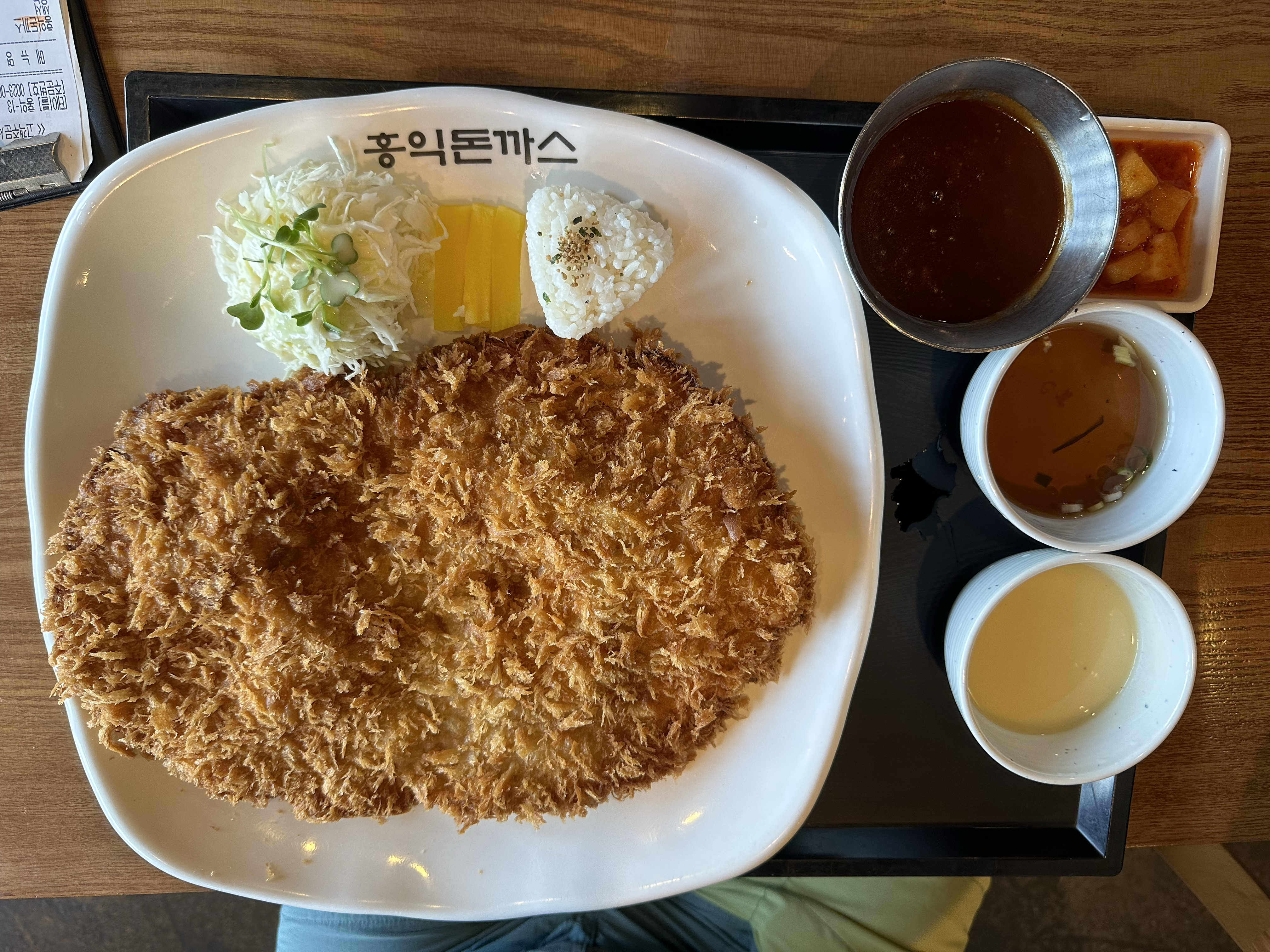 돈까스가 바삭바삭 맛있어요. - 광주 하남 맛집 홍익돈까스 하남점