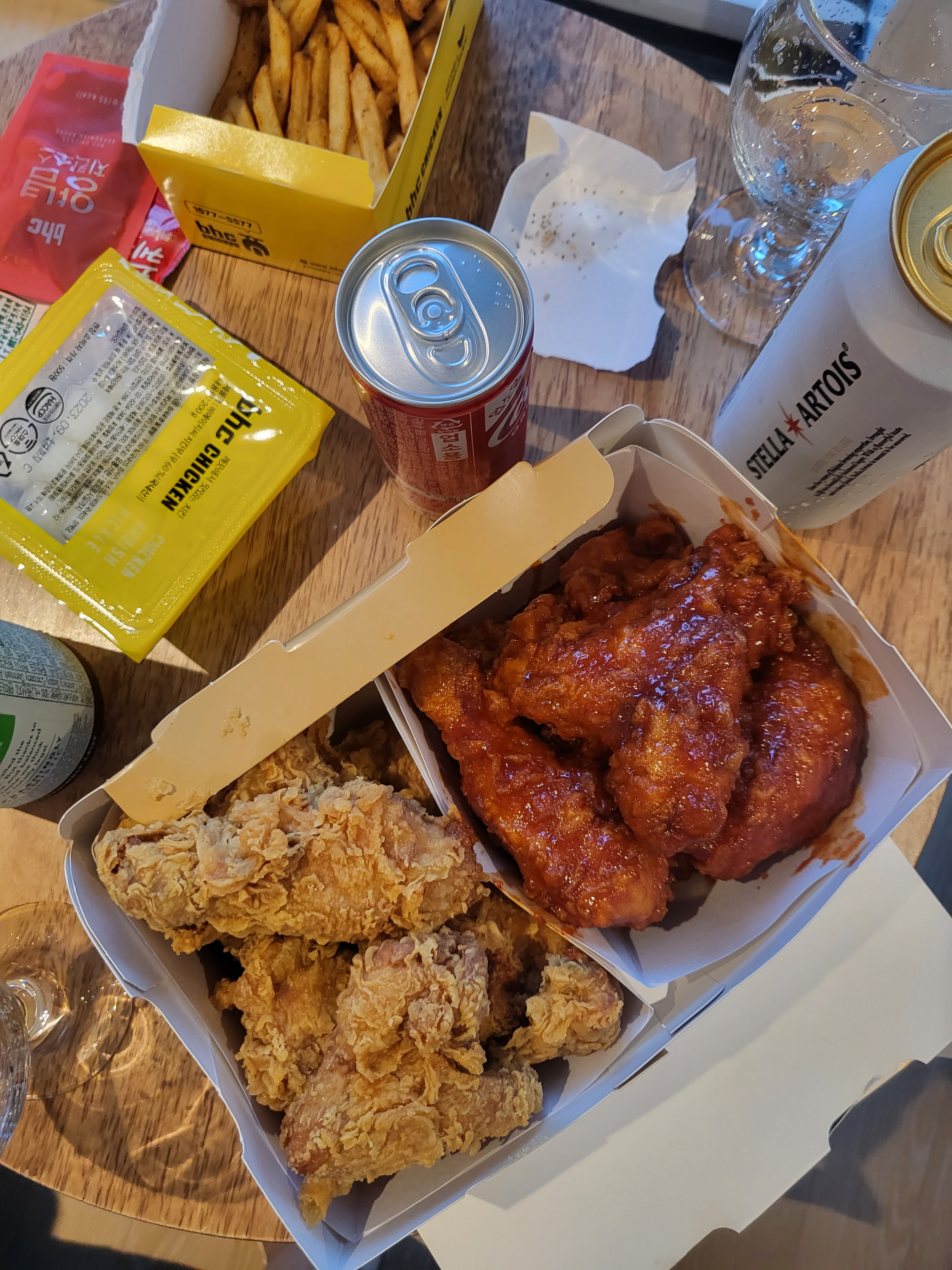 호텔1층에 위치하고 있어서 더 편리했어요~ - 경포대 맛집 BHC치킨 스카이베이경포호텔점