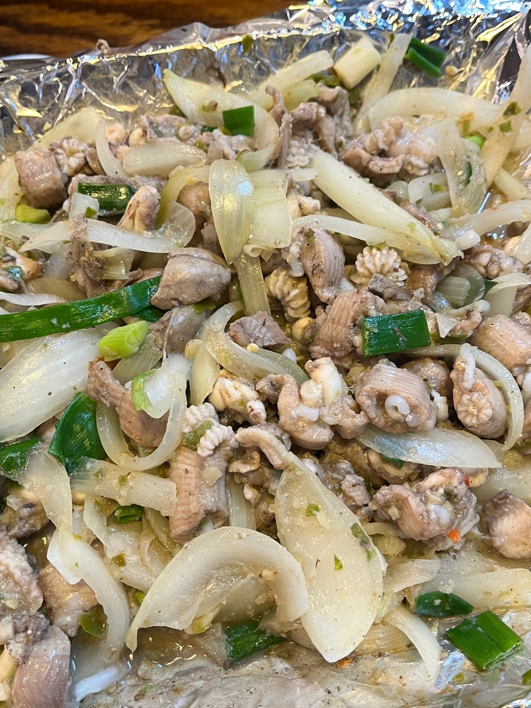 꼼장어 소금 중 사이즈 시킴 - 송정 맛집 상무네횟집