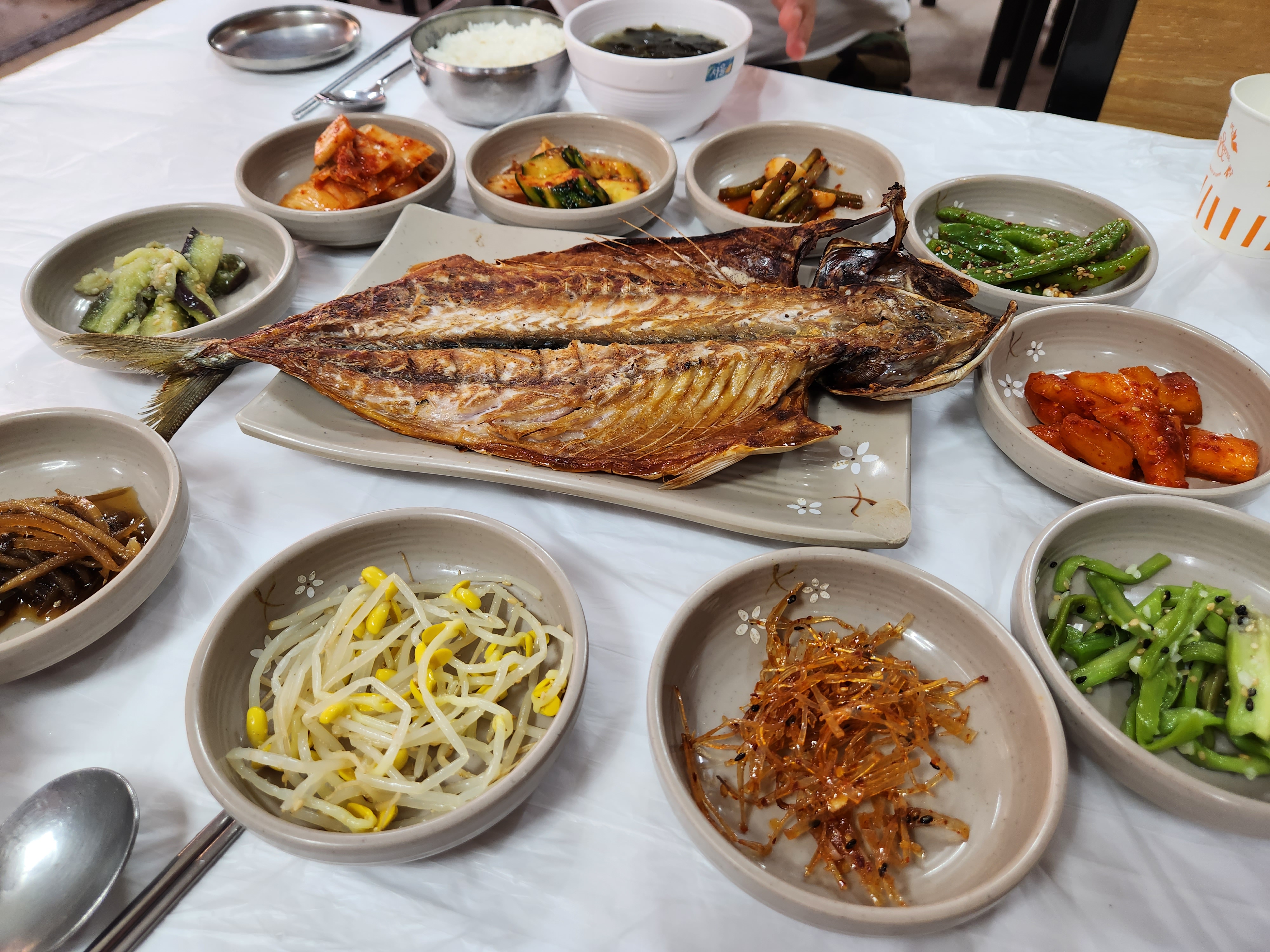 간고등어정식 먹었습니다. - 하회마을 맛집 하회식당
