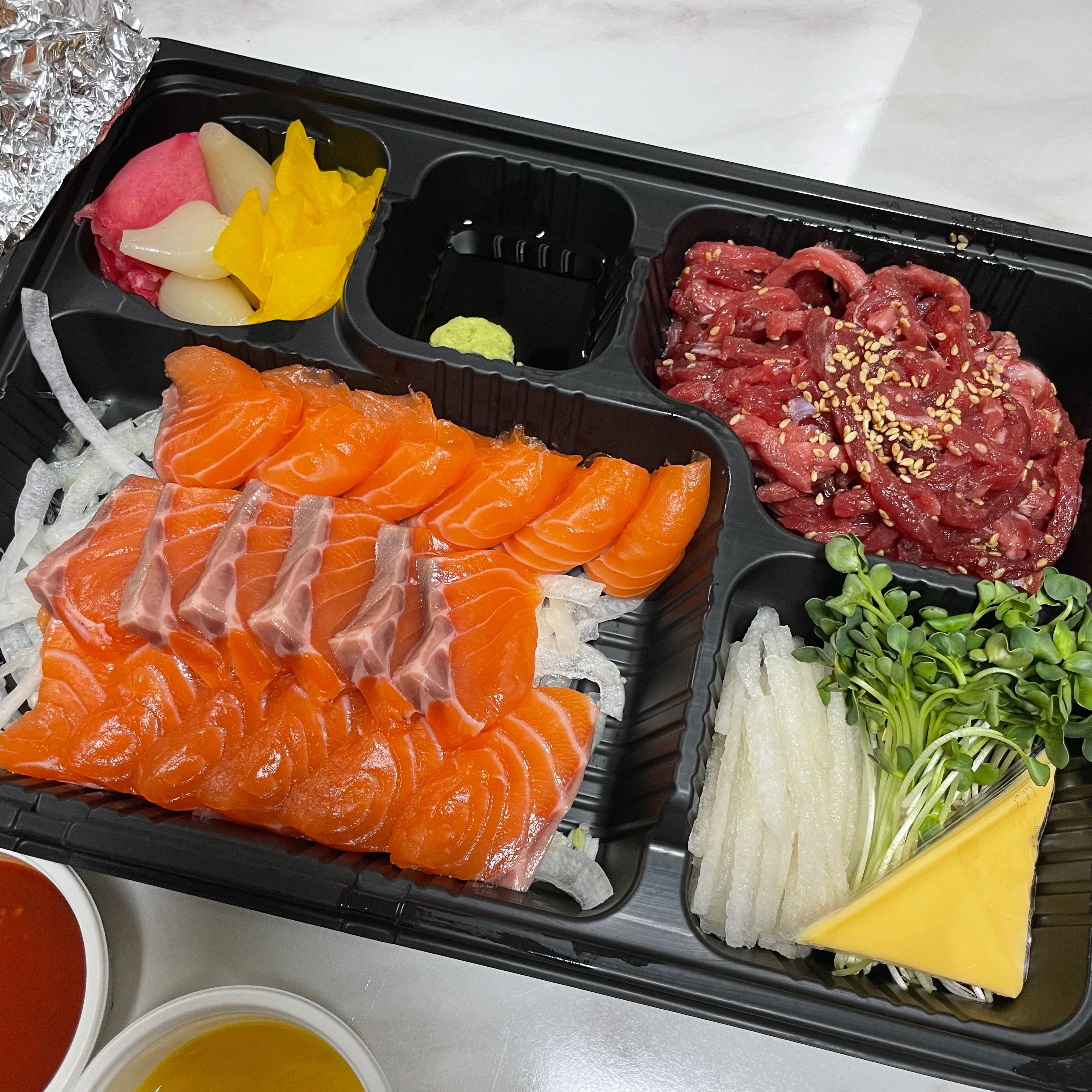 오리역 맛집 육회왕자&연어공주 분당미금점 내돈내산 방문리뷰