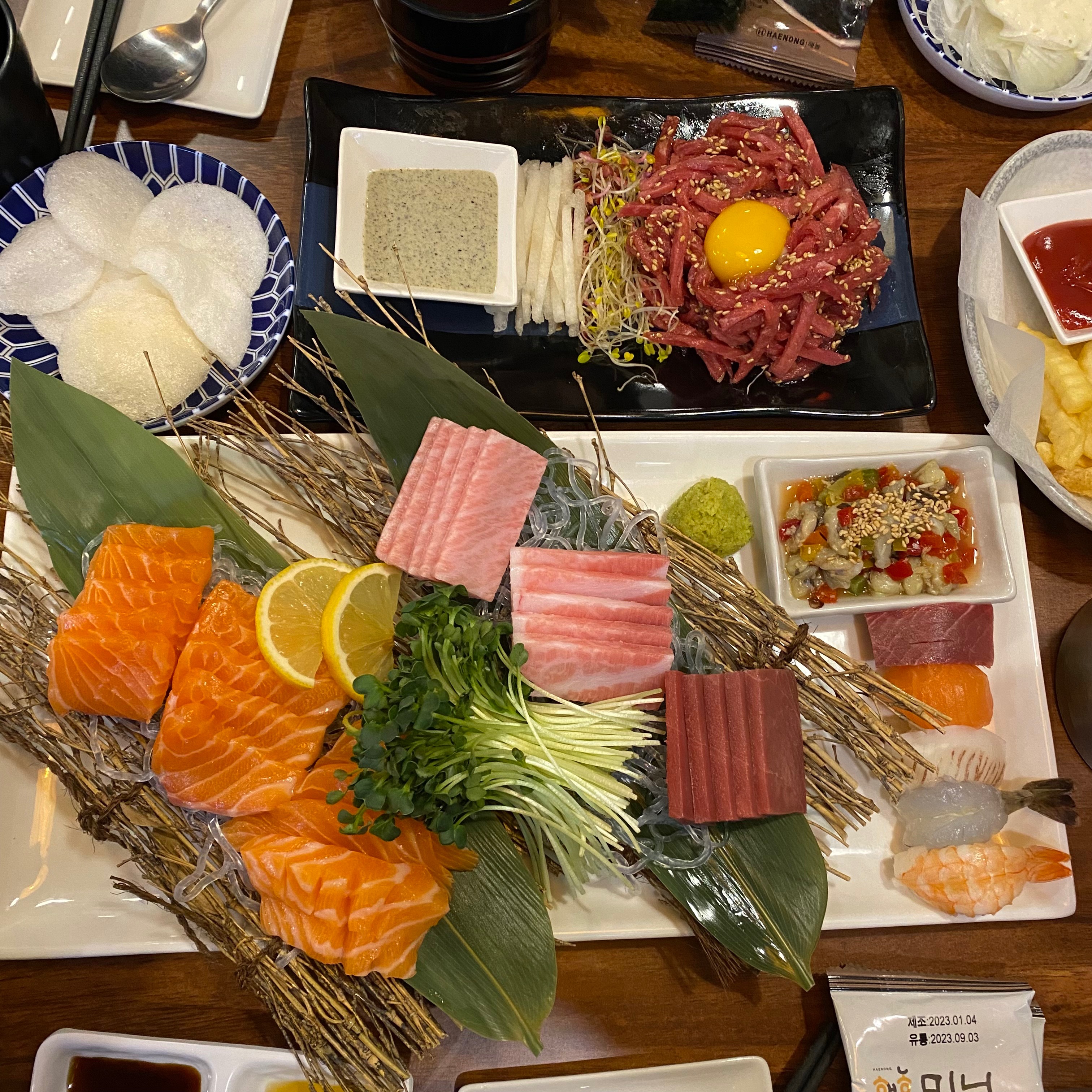 오리역 맛집 한끼정 육회연어참치 오리역점 내돈내산 방문리뷰
