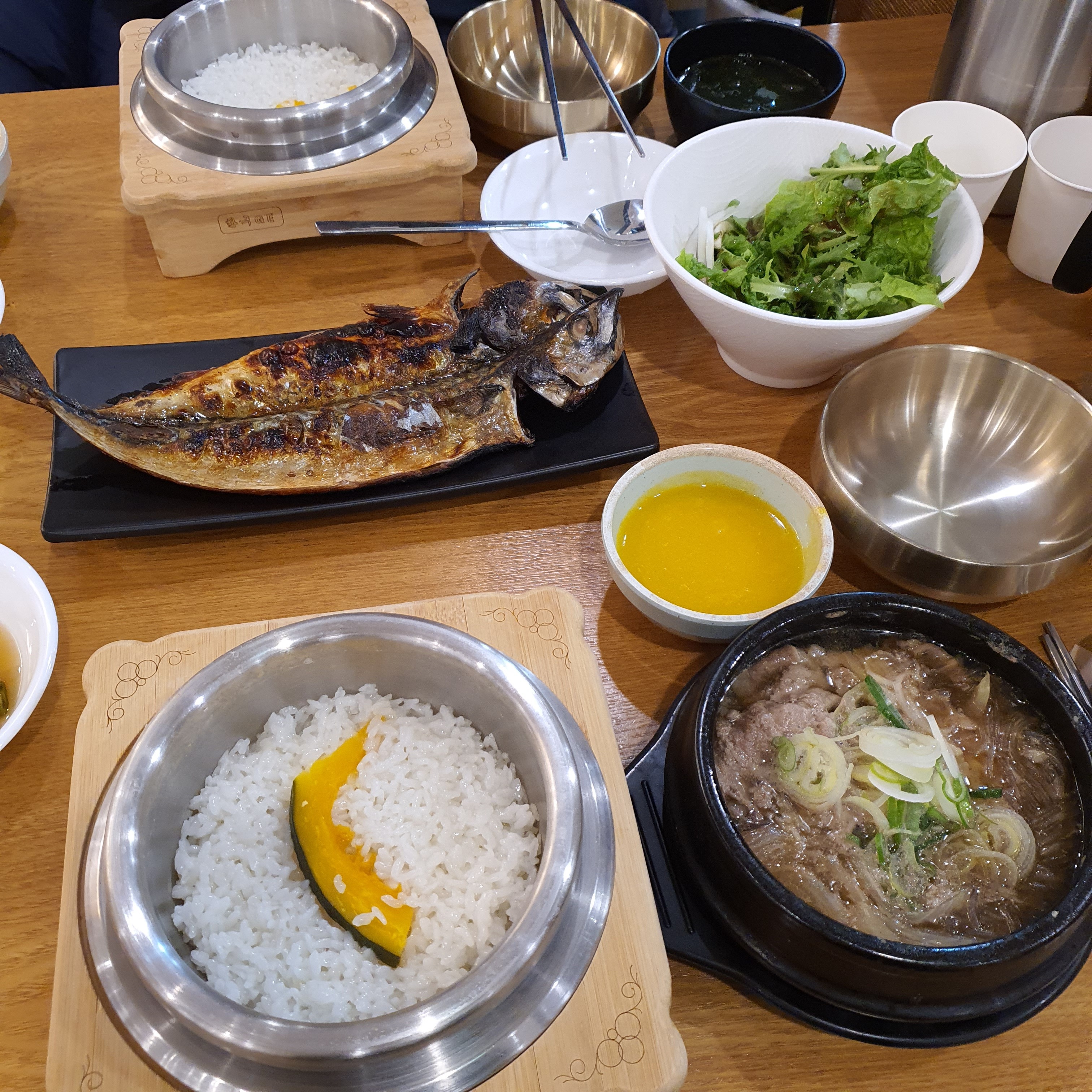 고등어 구이 반상 - 권선동 맛집 반궁 NC백화점 수원터미널점