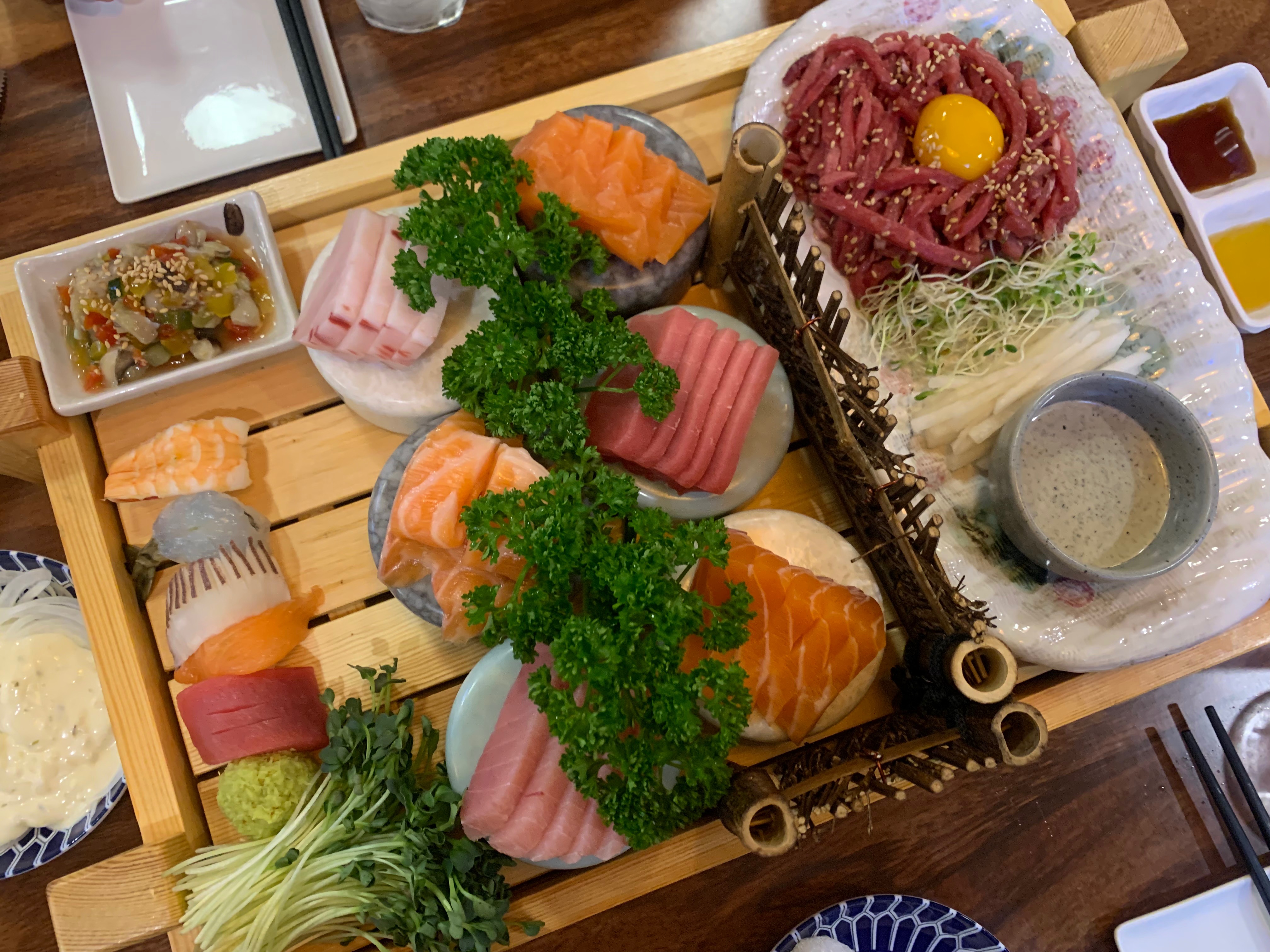 오리역 맛집 한끼정 육회연어참치 오리역점 내돈내산 방문리뷰