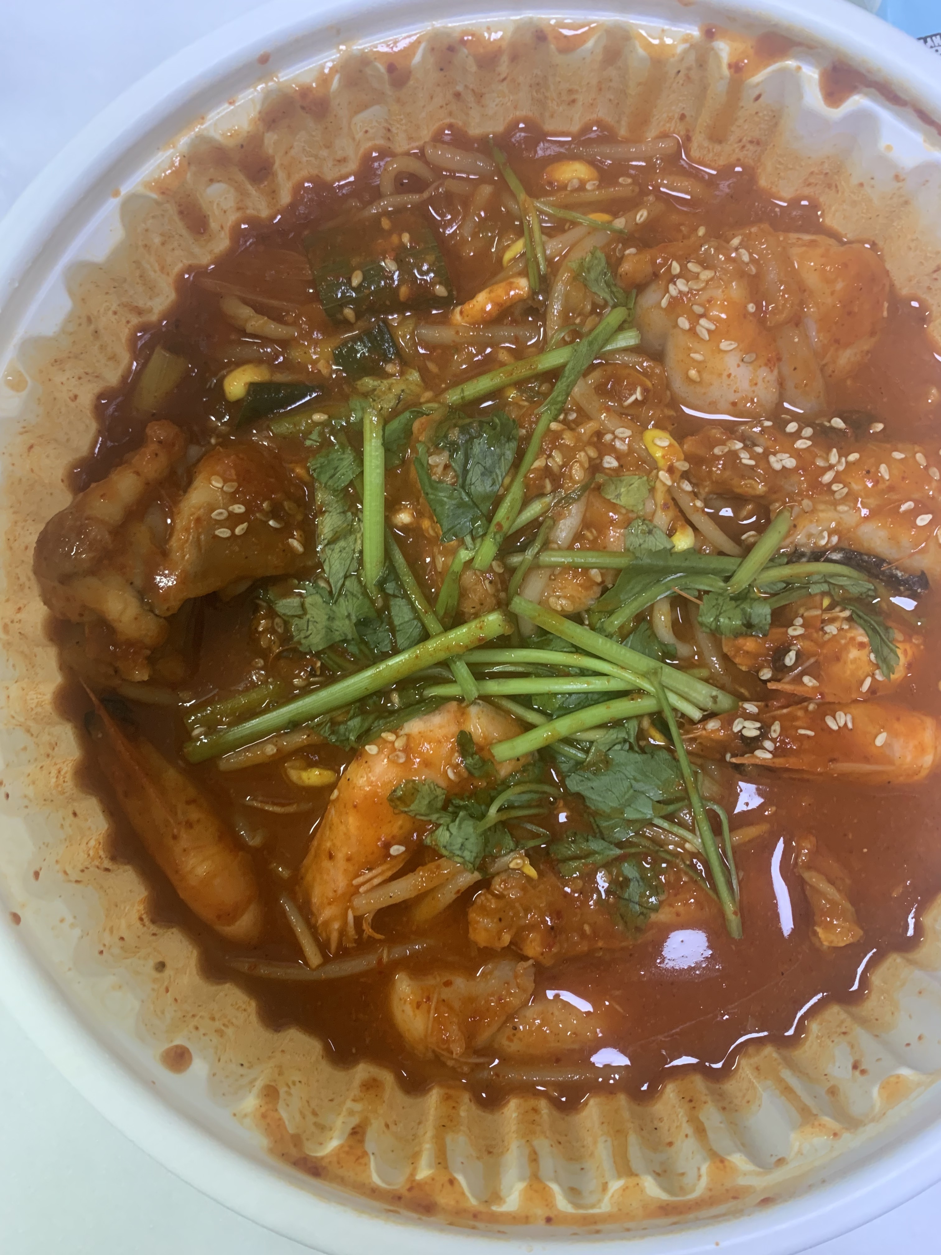 살마니아구찜 시켰는데 밥까지했으면 다 못먹었을뻔... 1인분 양 너무 많아요! - 천호동 맛집 인생아구찜 강동점