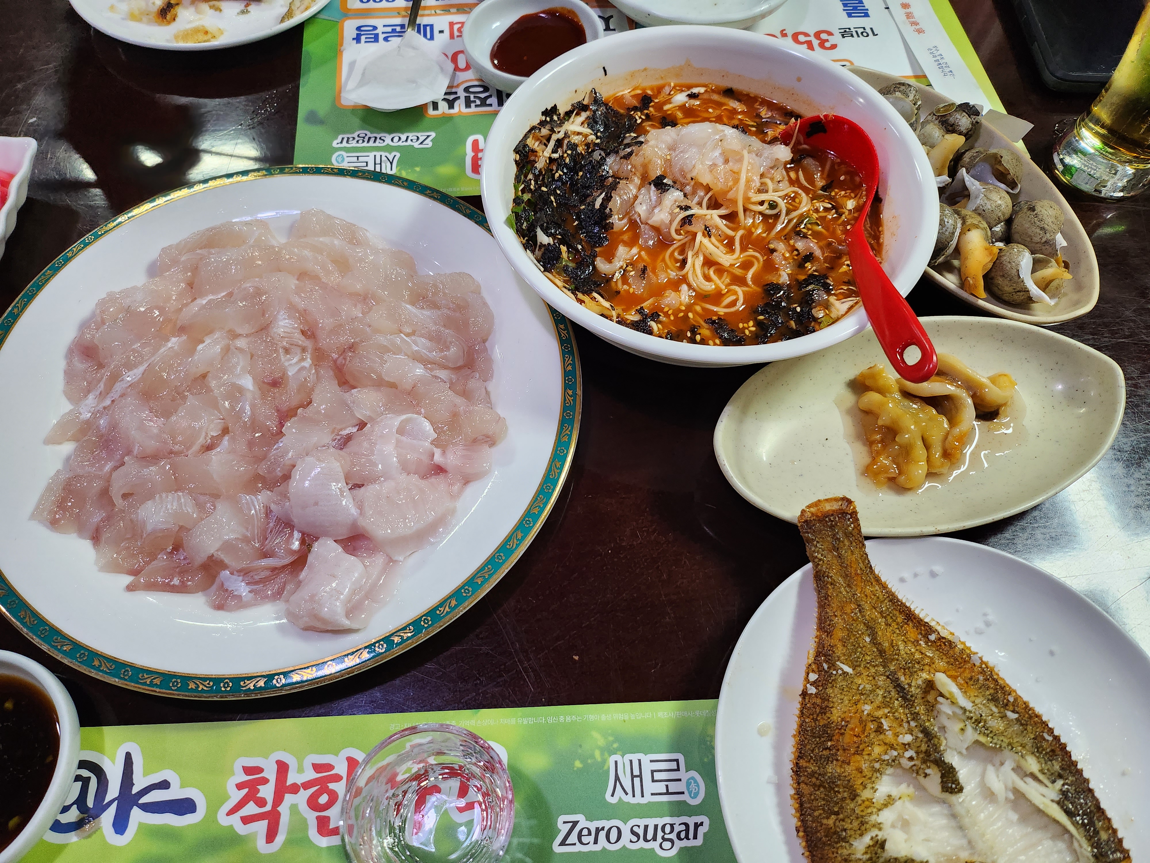 회정식 1인 35000원 - 경포대 맛집 독도야