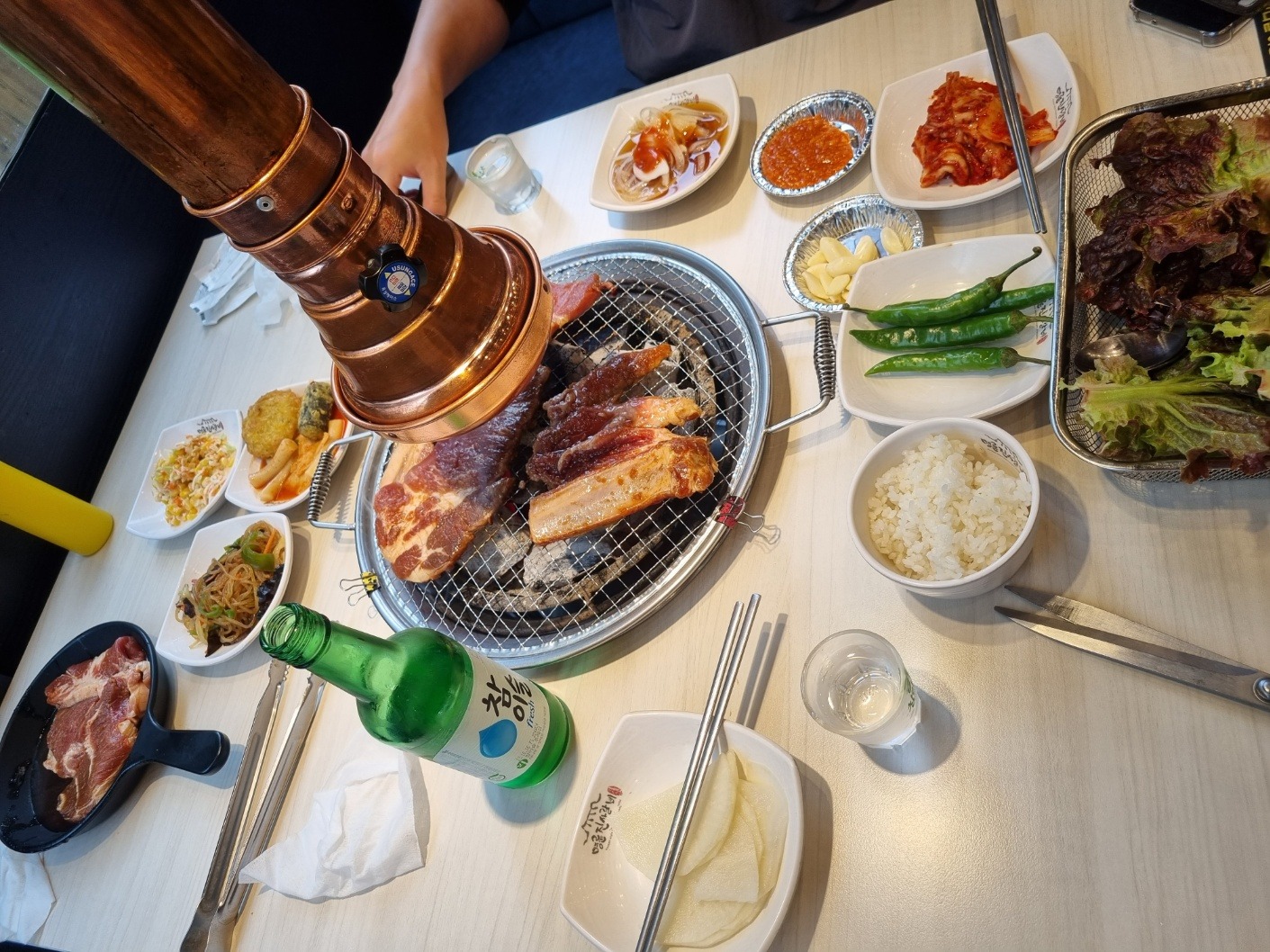 갈비랑 냉면 맛있어요 - 송내역 맛집 명륜진사갈비 부천송내점
