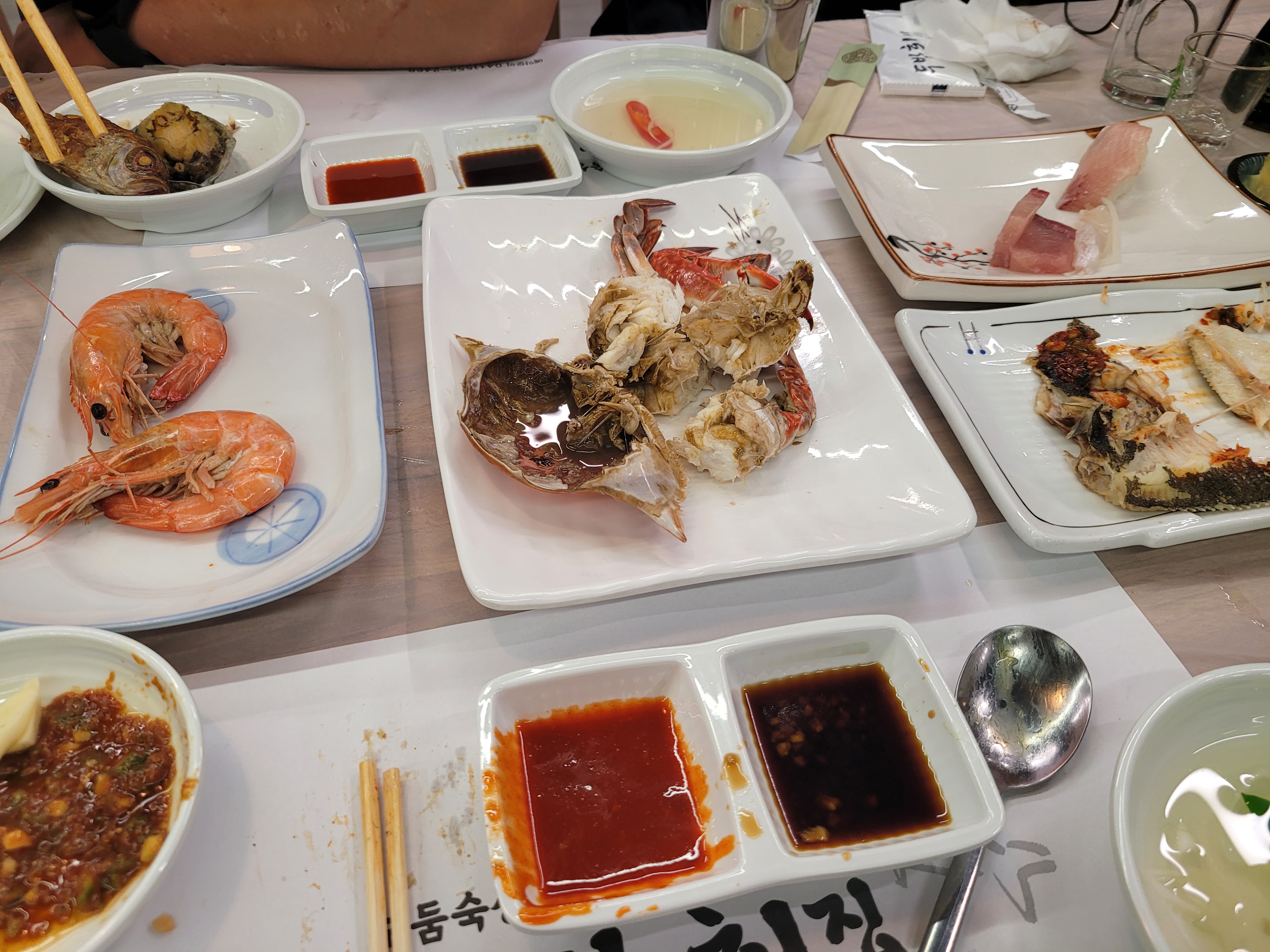 지난번에 너무 맛있게 먹어서 기대하며 재방문 했어요 - 불당동 맛집 두발횟집 천안점