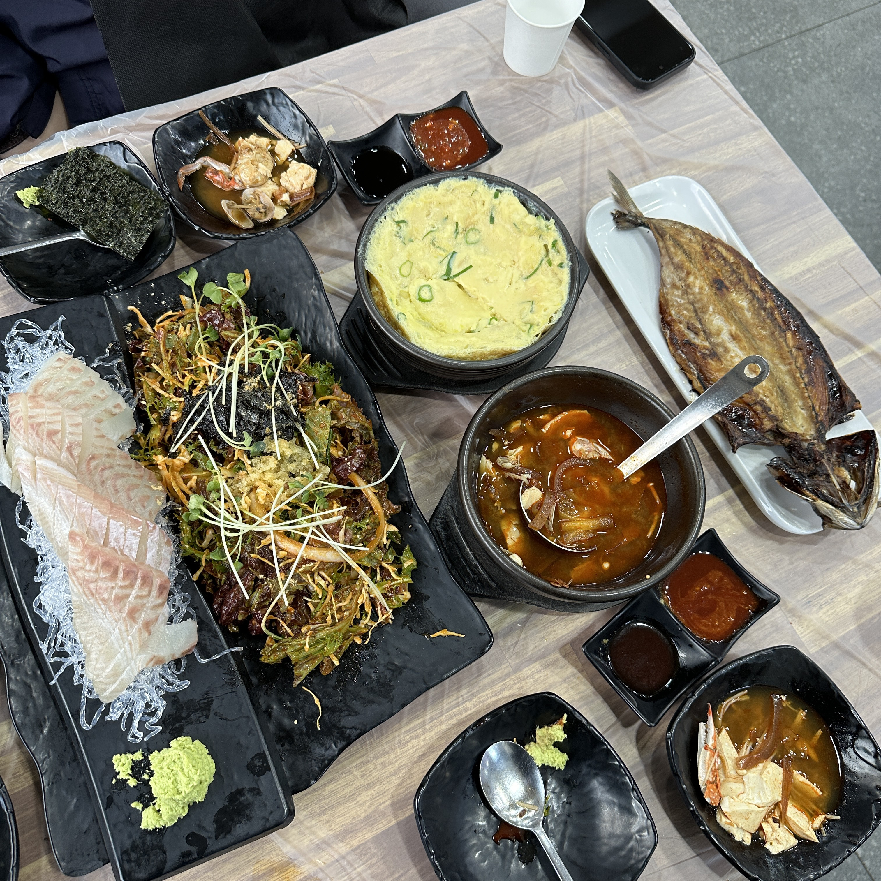 주차하기 힘든 불당동에서 전용주차장이 있다는것 자체로도 일단 만족이에요👍🏻👍🏻👍🏻 - 불당동 맛집 한성막횟집 불당점