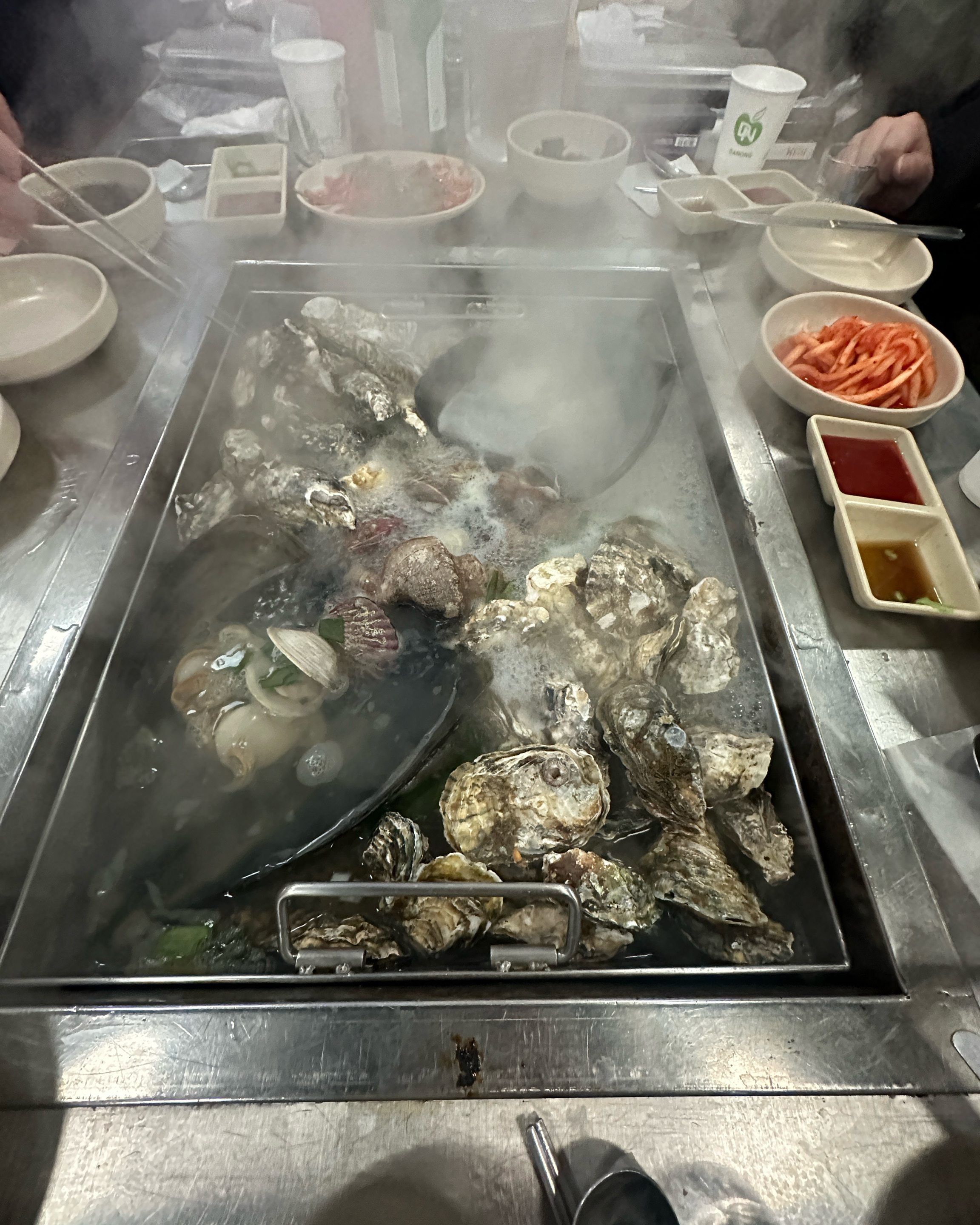 
명일역식당 굴한마당