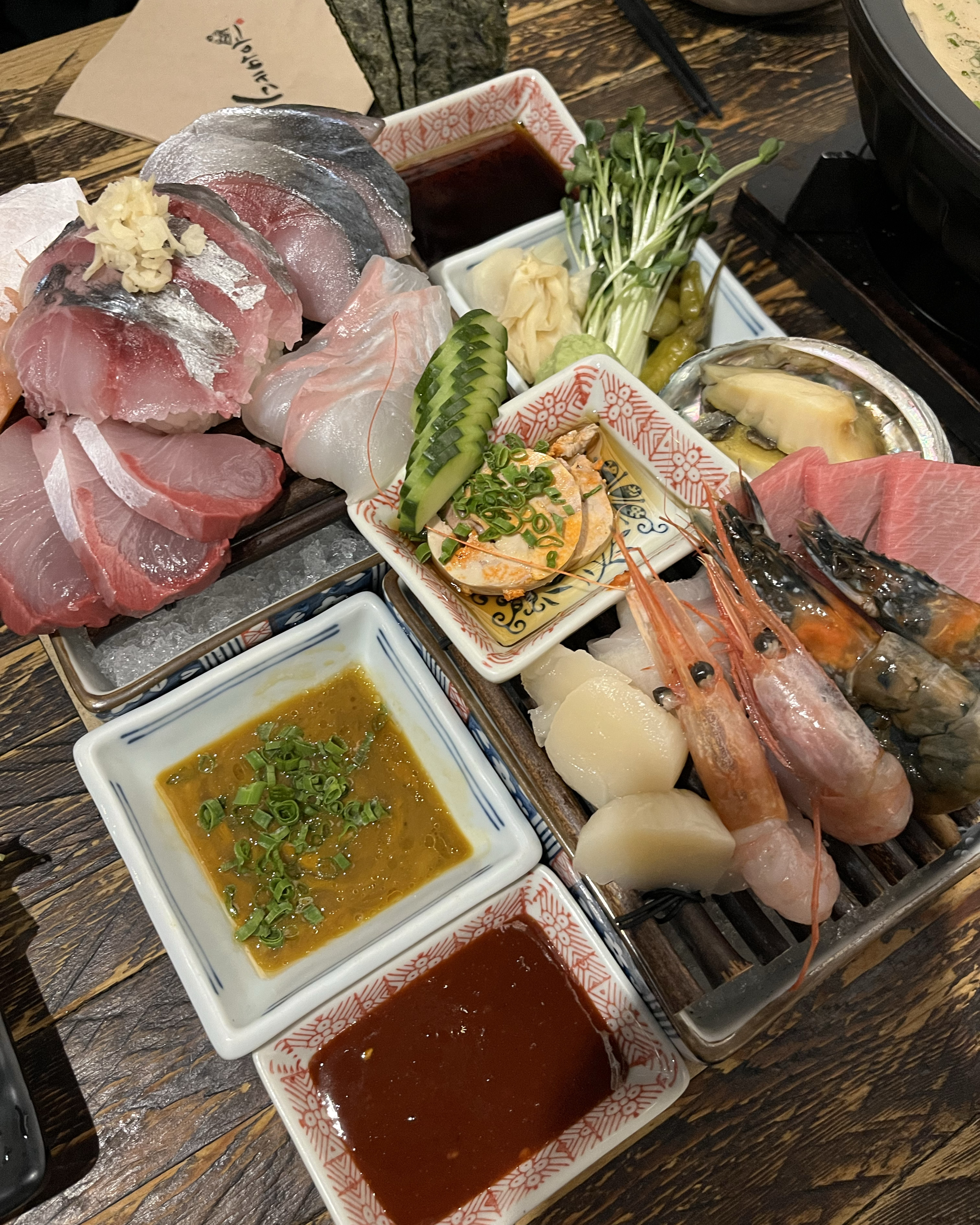 사시미외에도 여러 메뉴먹었는데ㅠㅠ - 천호동 맛집 스키마야 천호본점