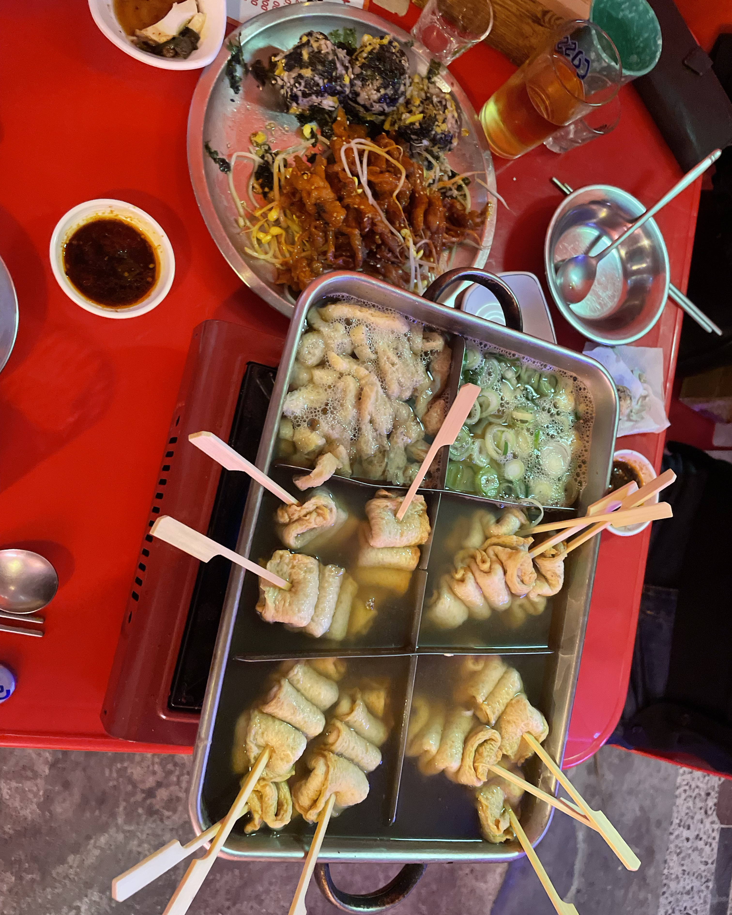 예전부터 친구들이랑 자주 가던곳 ! 새벽 늦게까지하는 포장마차 ❤️ 사장님 넘나 친절하심