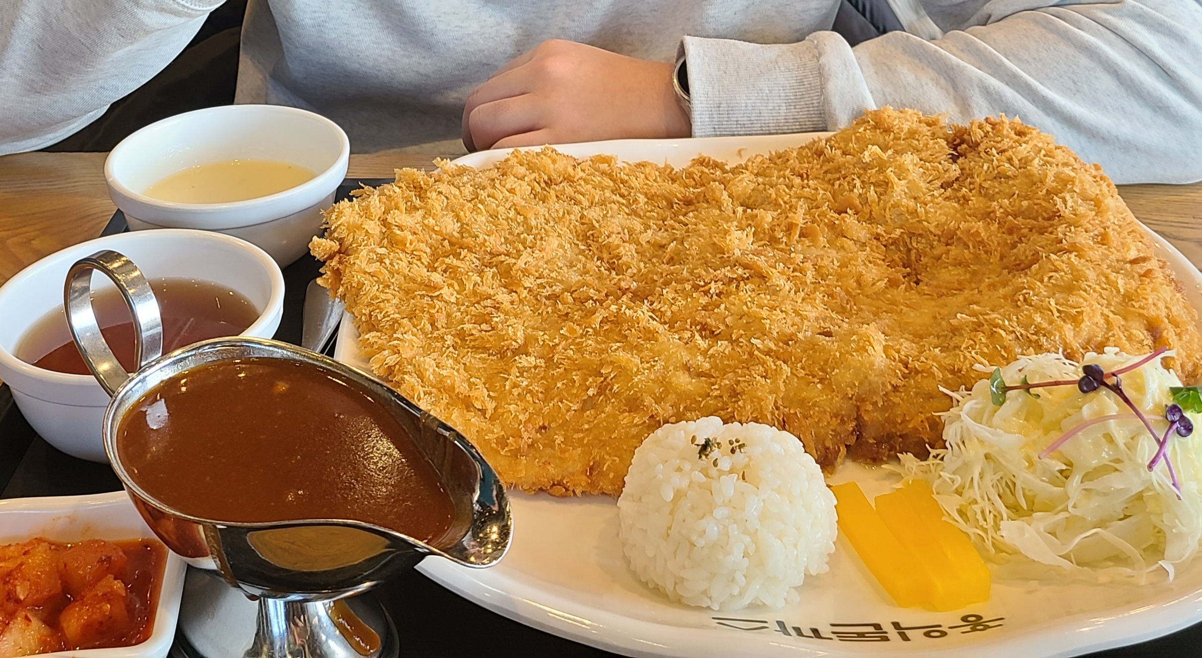 정말 오랜만에 갔어요. - 왕송호수 맛집 홍익돈까스 의왕왕송호수점