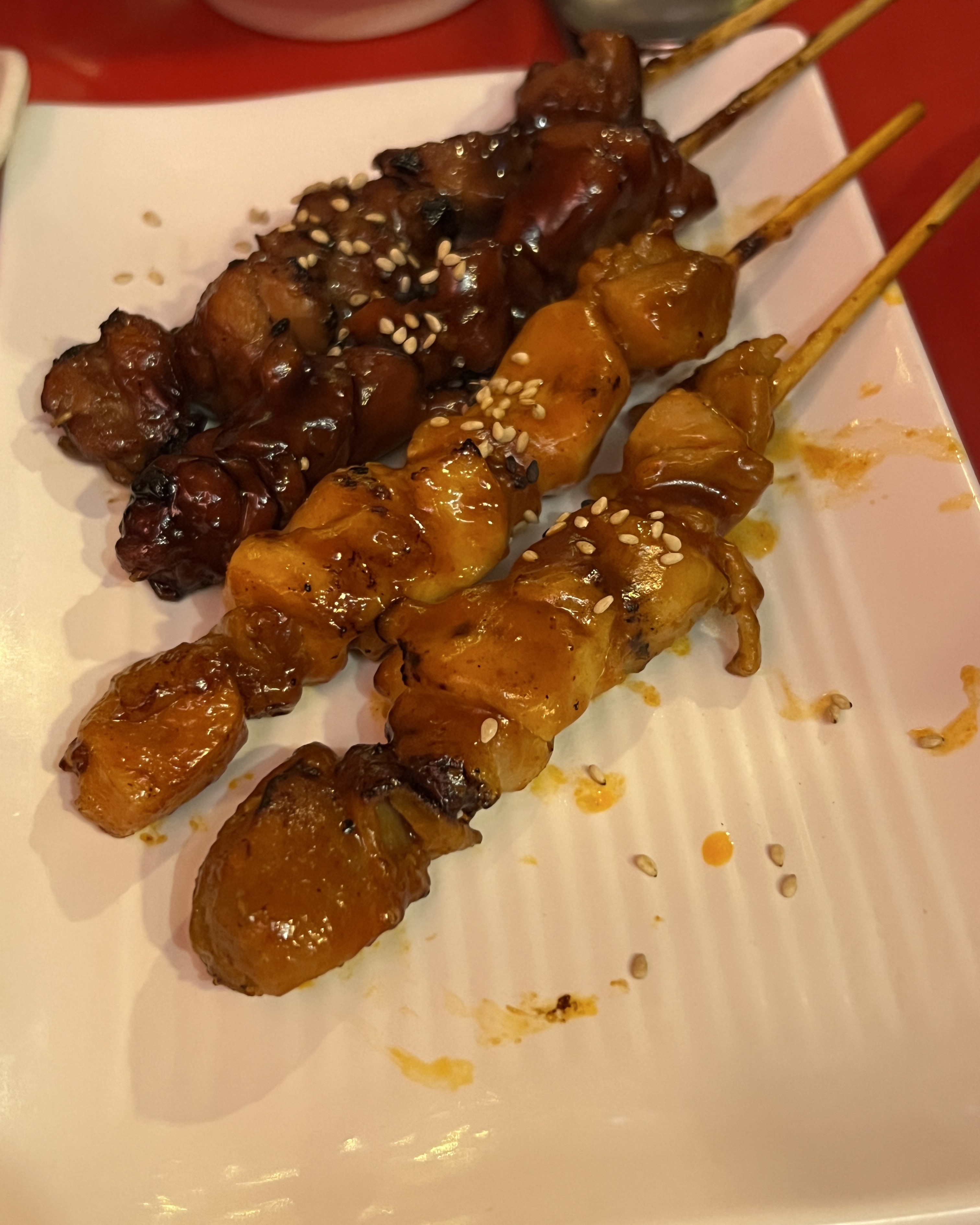닭꼬치 3개랑 오뎅탕 먹었습니당 ㅎㅎ - 권선동 맛집 캠핑포차