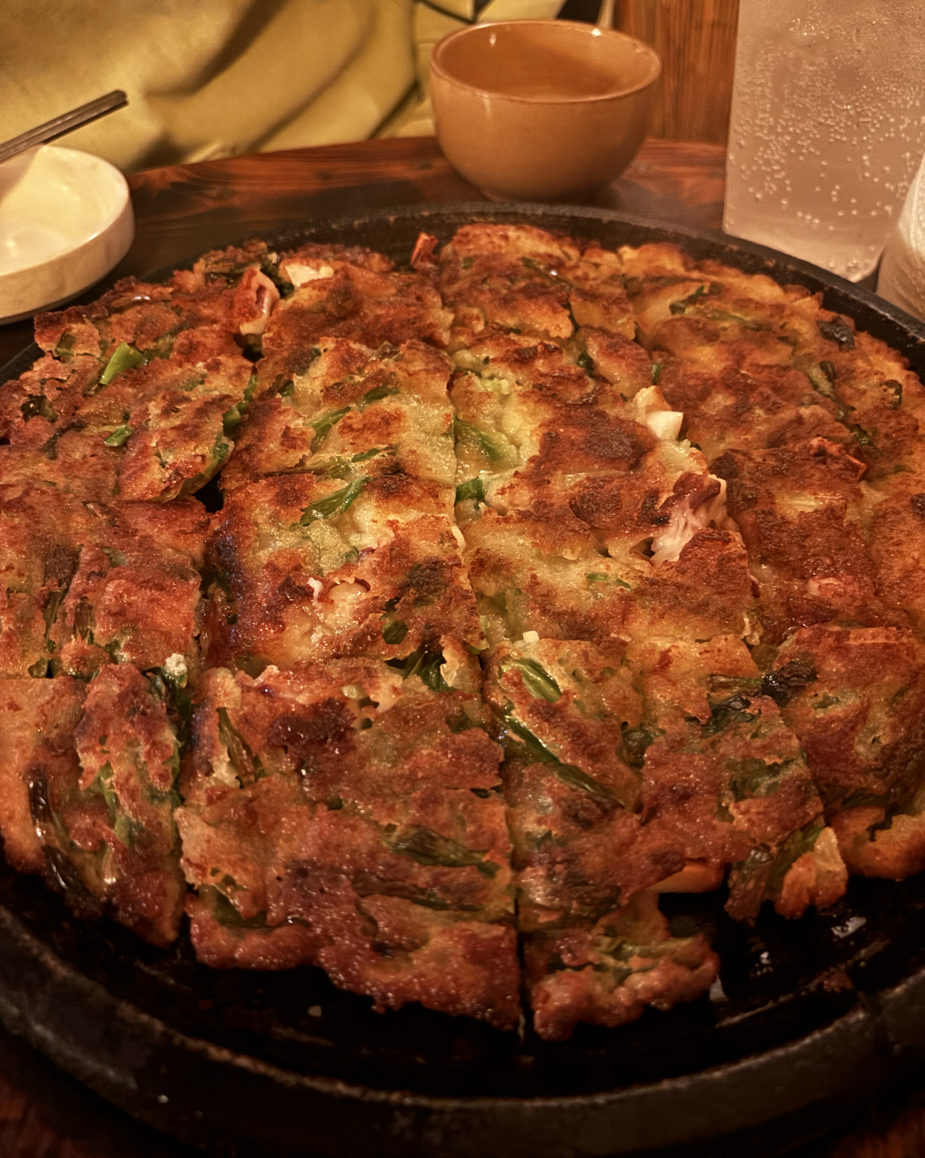 호박전 먹고 맛있어서 또왔어요 - 천호동 맛집 청사초롱