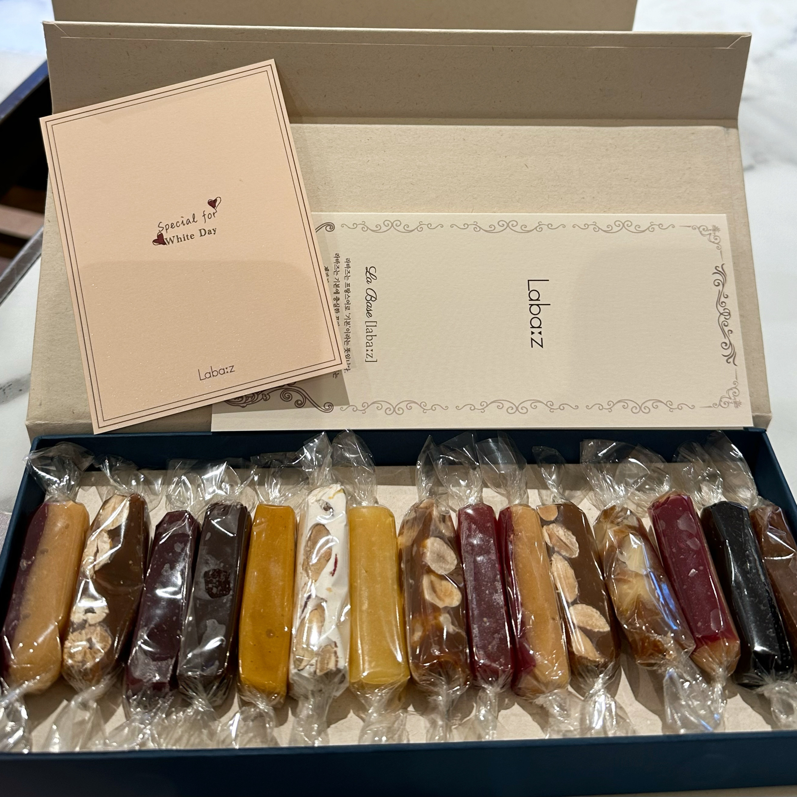 라바즈의 카라멜 명동 롯데백화점에도 런칭, 축하드려요! 구매할 수 있는 루트가 늘었고 맛도