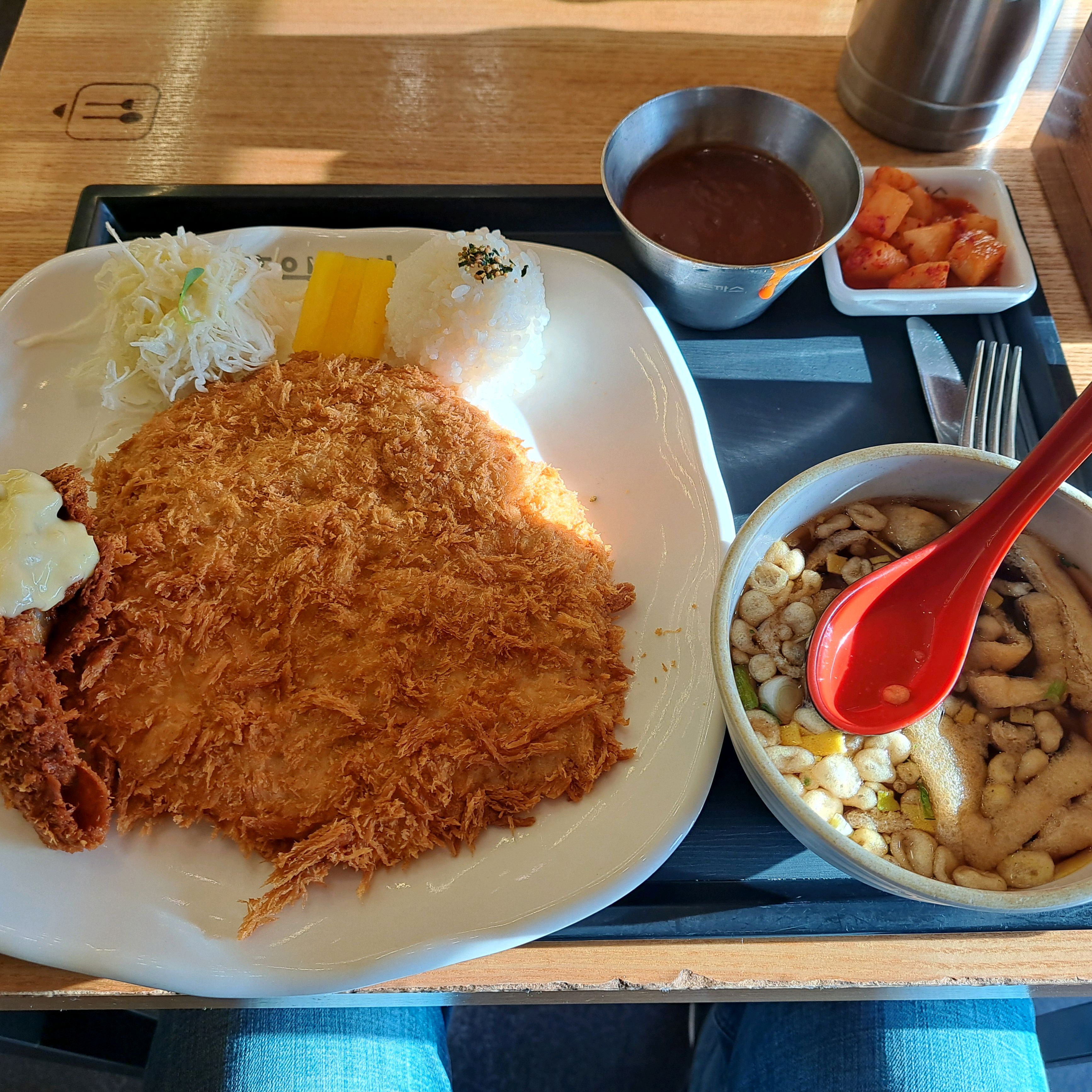 돈까스정식 먹고 배터지는 느낌 정말 간만입니다.^^ - 포항 오천읍 맛집 홍익돈까스 포항오천점