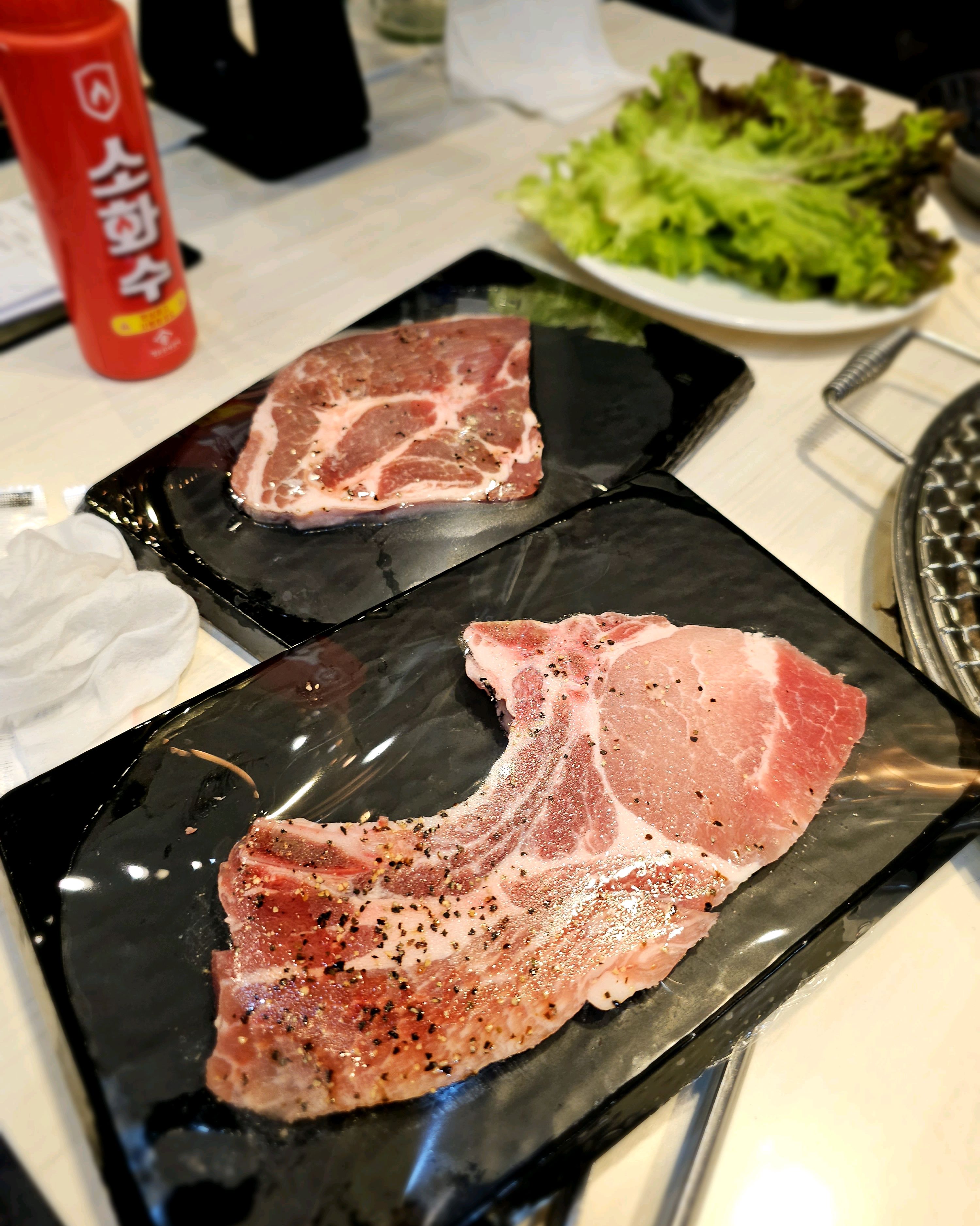 후배 동네에서 같이 명륜 왔는데 - 불로동 맛집 명륜진사갈비 인천불로점