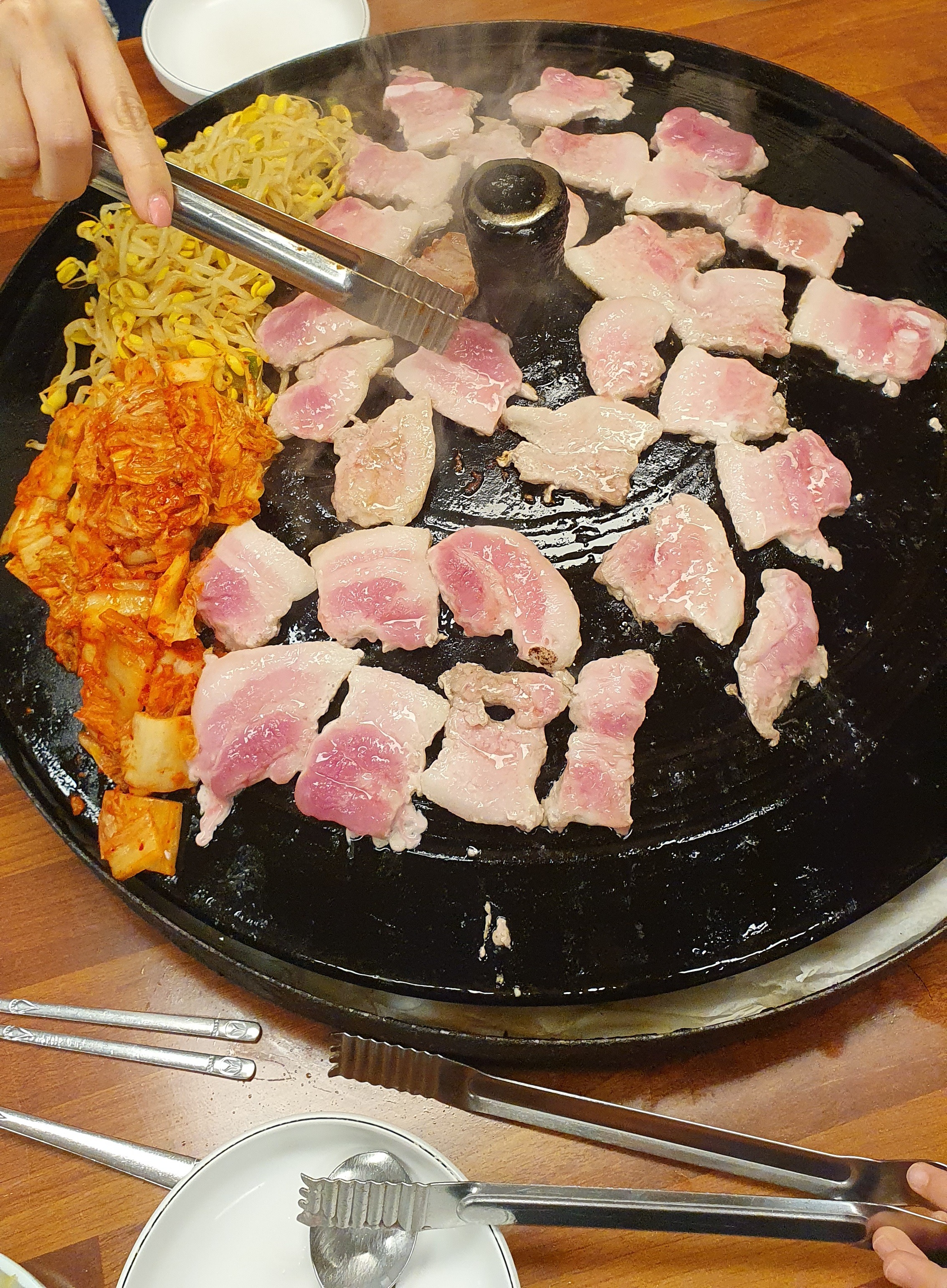 미금역 맛집 옛시골왕솥뚜껑삼겹살 내돈내산 최신리뷰