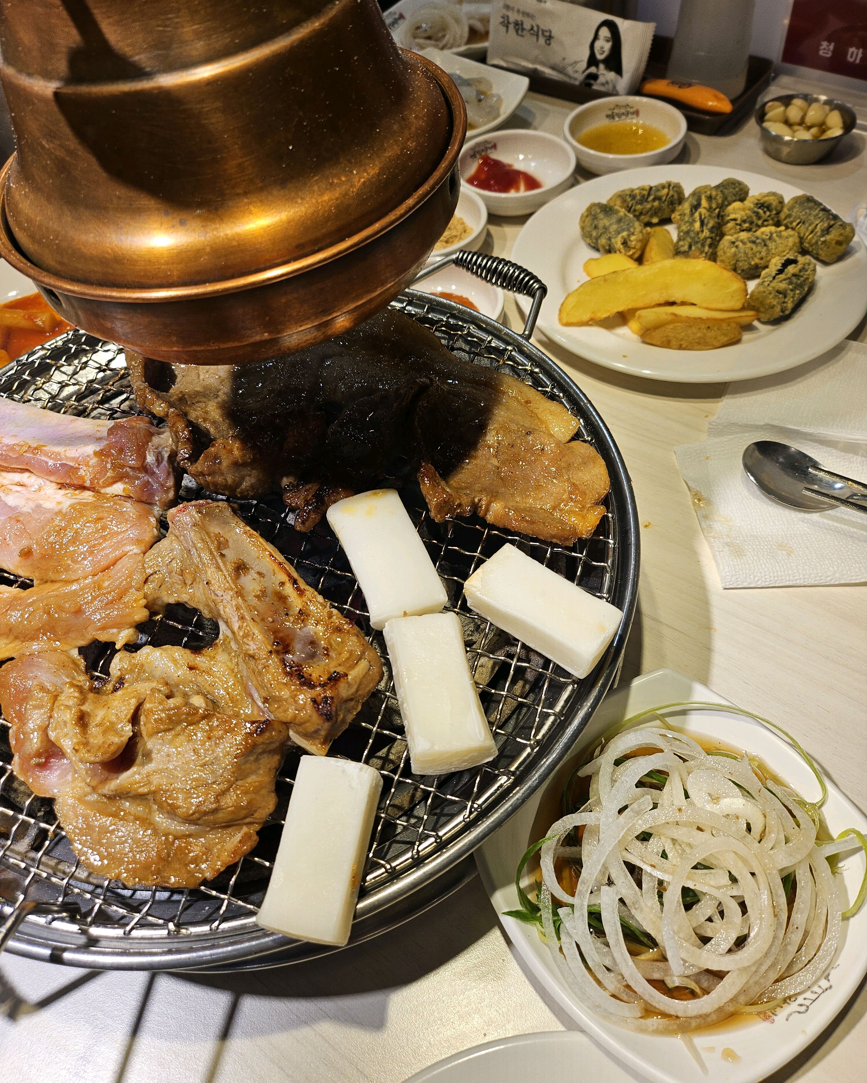 아이들과 너무 맛있고 배부르게 먹고 왔습니다 갈비간이 짜지않아서 좋았어요 - 연희동 맛집 명륜진사갈비 서울 연희점