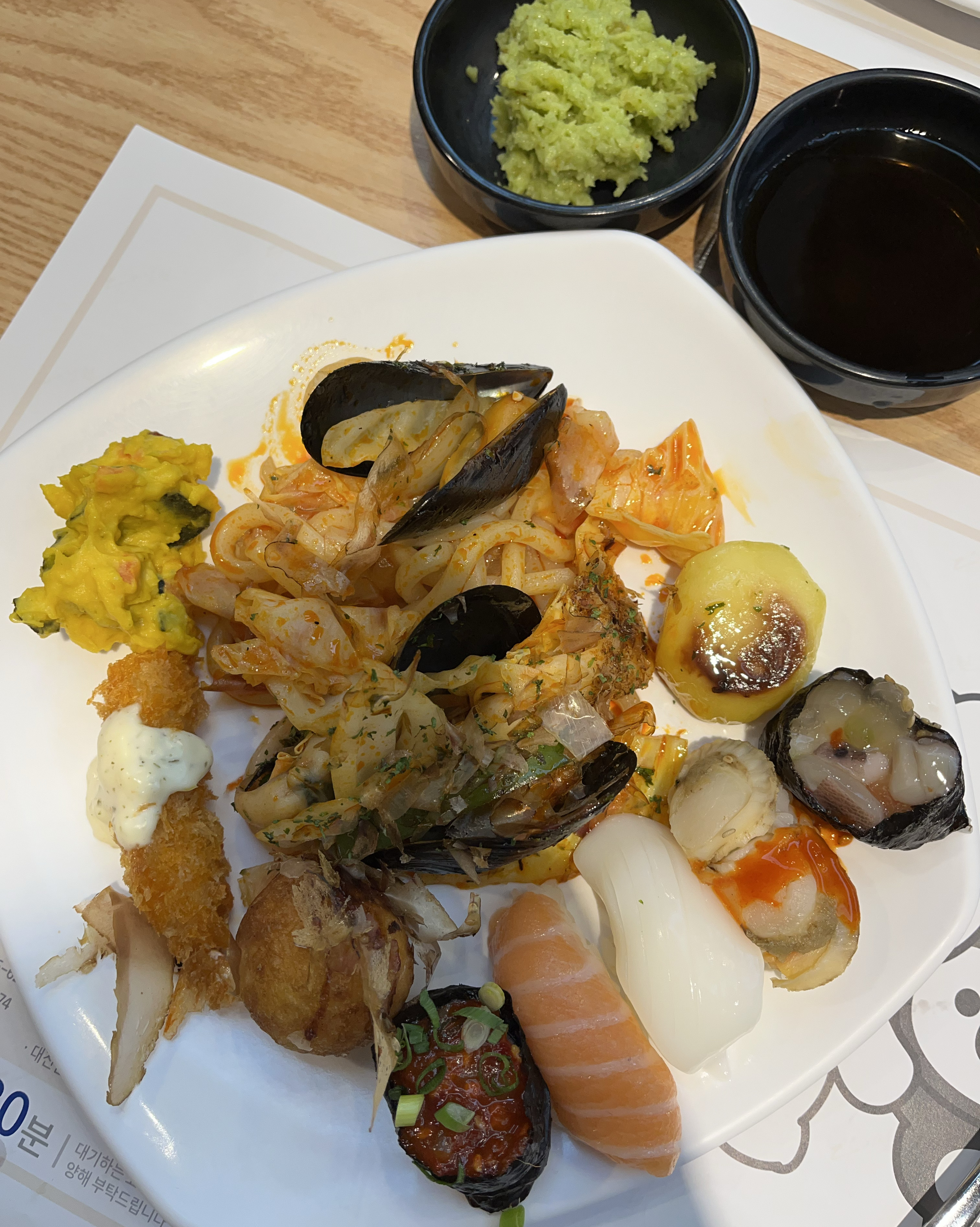 아이들과 방문했어요 직원분들 친절하셔서 좋았습니다 주차가 조금 불편합니다 - 안성 맛집 다이닝원 안성점