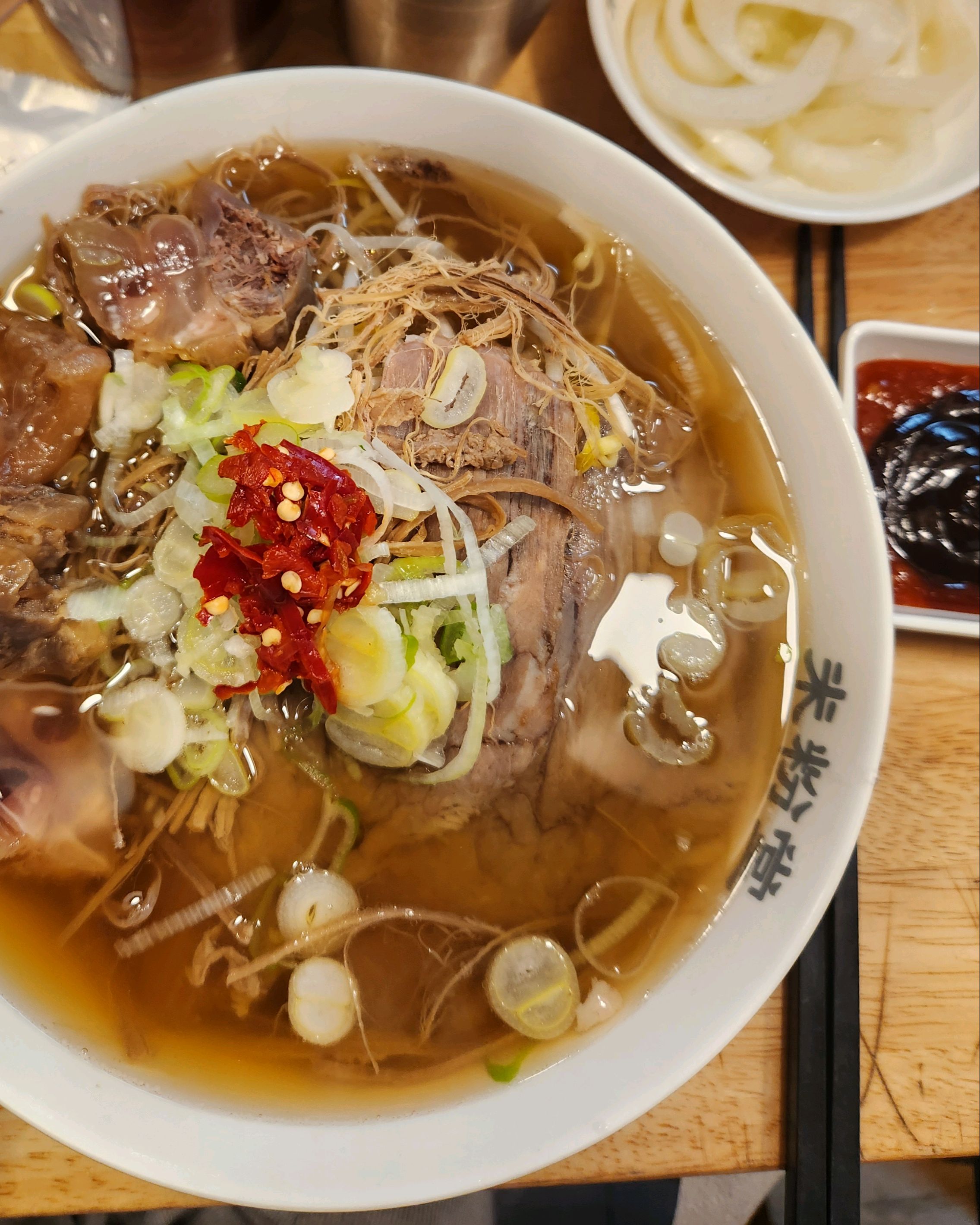 양지,힘줄 쌀국수 친구가 추천해줘서 먹었는데 맛있었어요 - 길동역 맛집 미분당 길동점