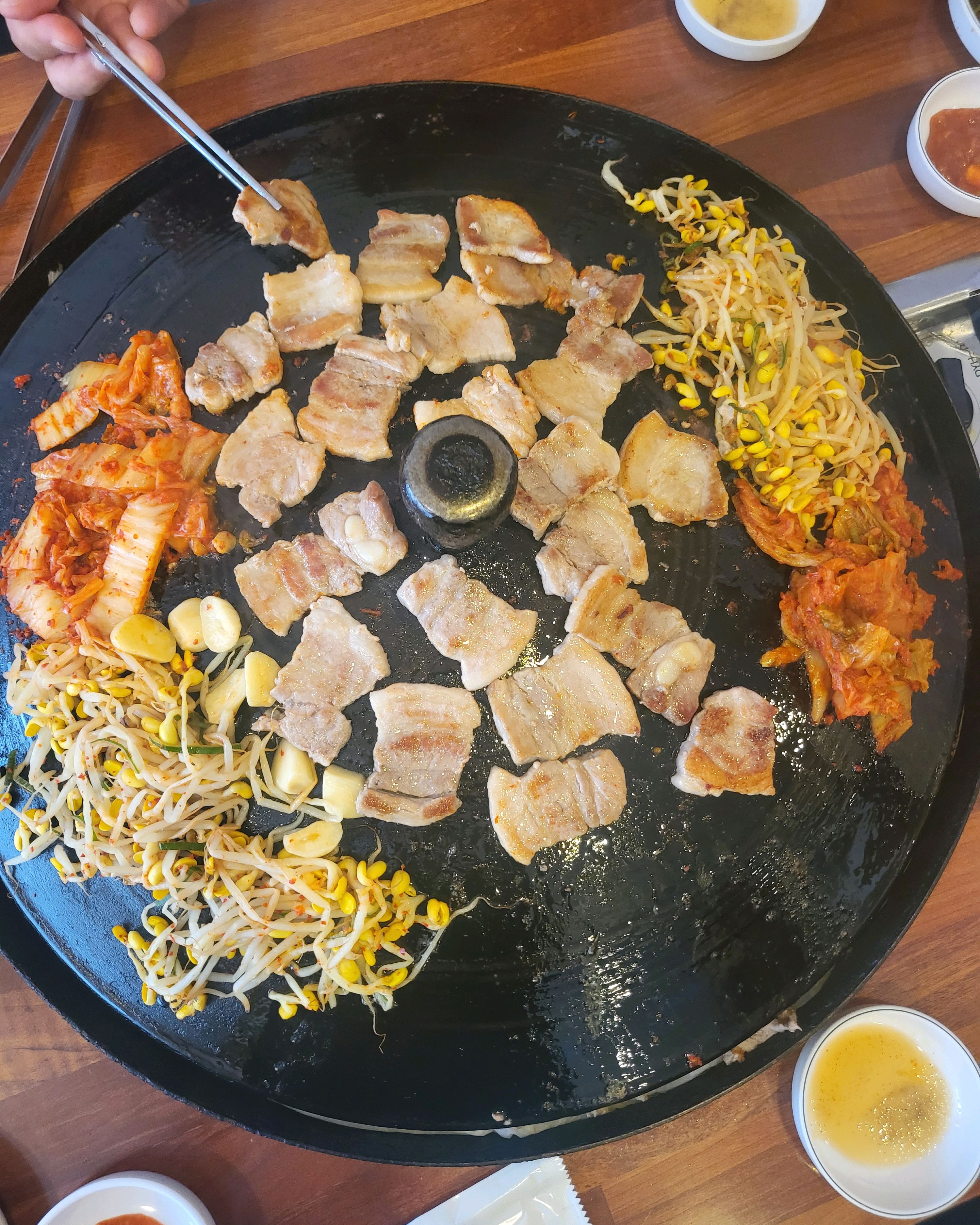 미금역 맛집 옛시골왕솥뚜껑삼겹살 내돈내산 최신리뷰