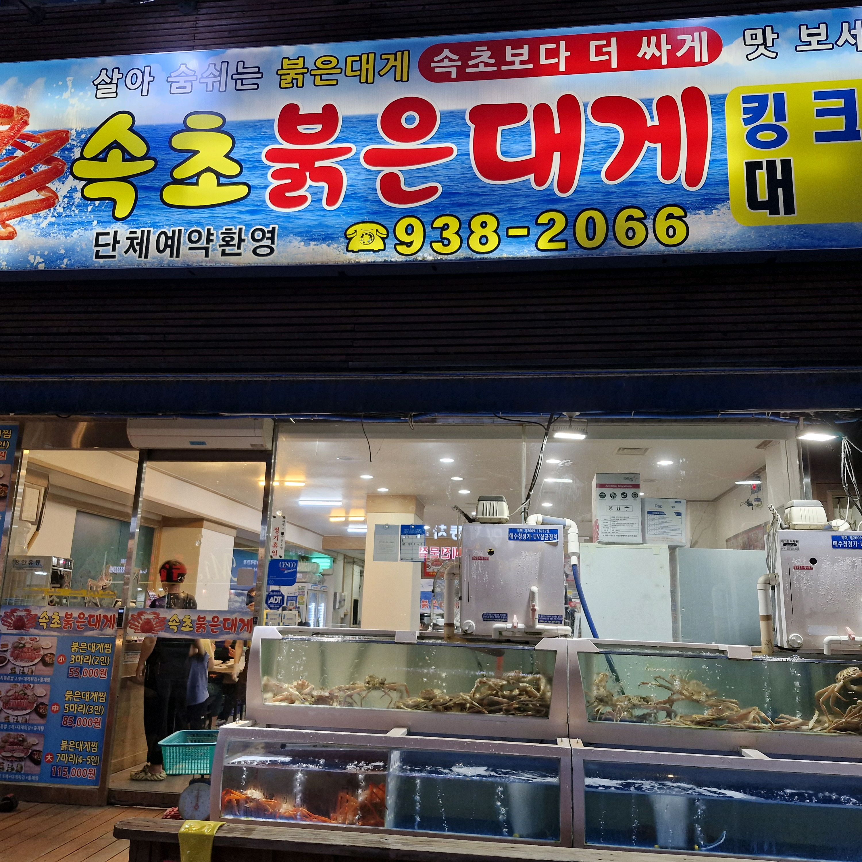 
상계역식당 속초붉은대게