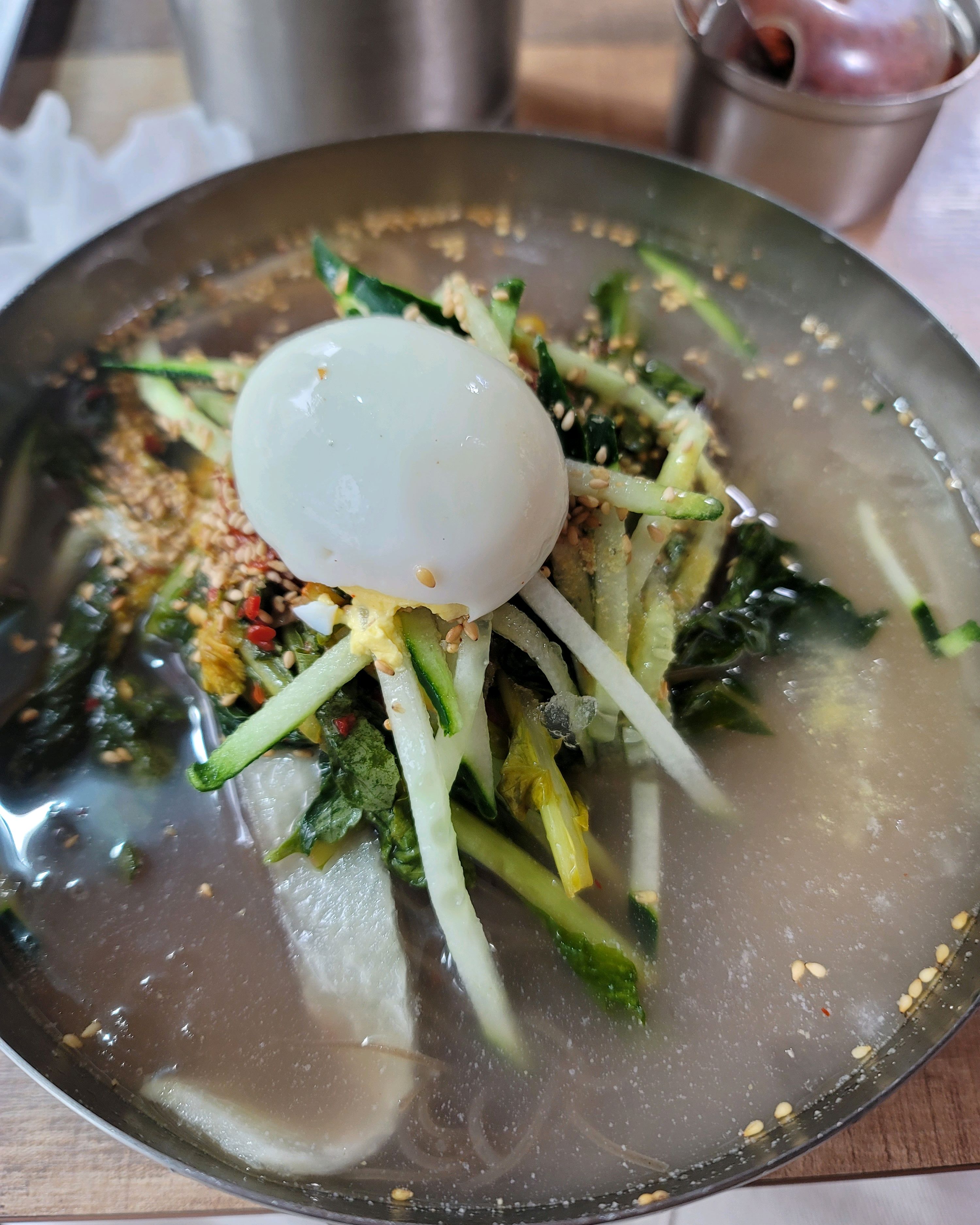 냉면 한그릇에 무려 7000원이에요! - 천호동 맛집 정천냉면