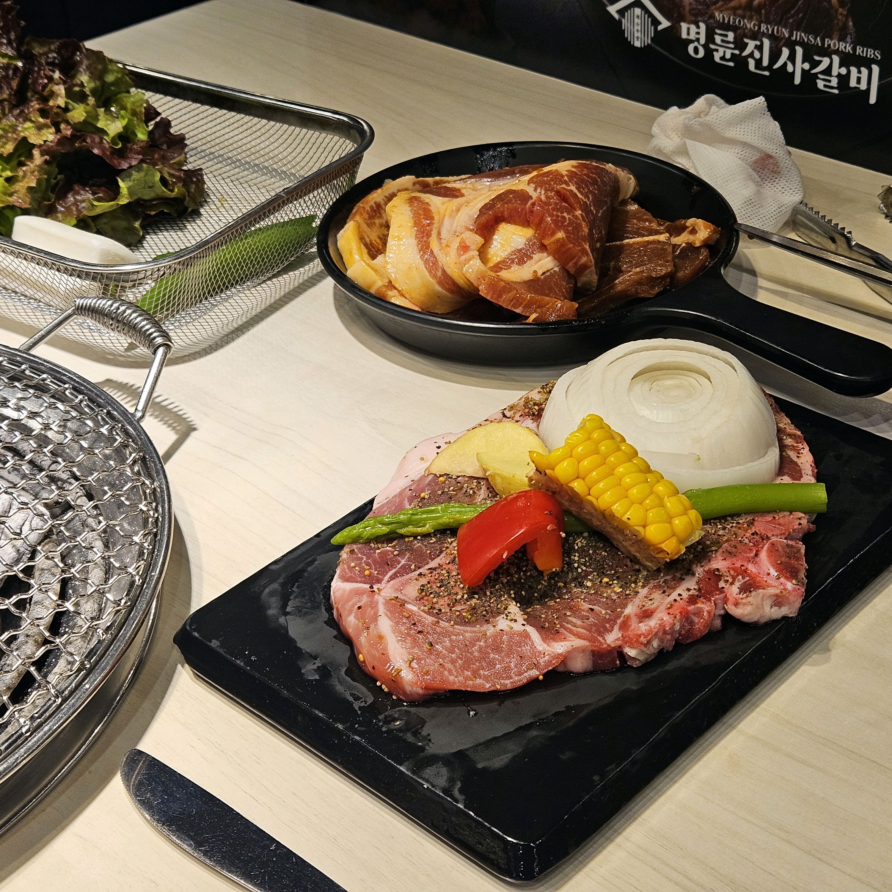 후려페퍼스테이크 진짜 소고긴줄 알았네요ㅋㅋㅋㅋ - 성균관대역 맛집 명륜진사갈비 수원성균관대점