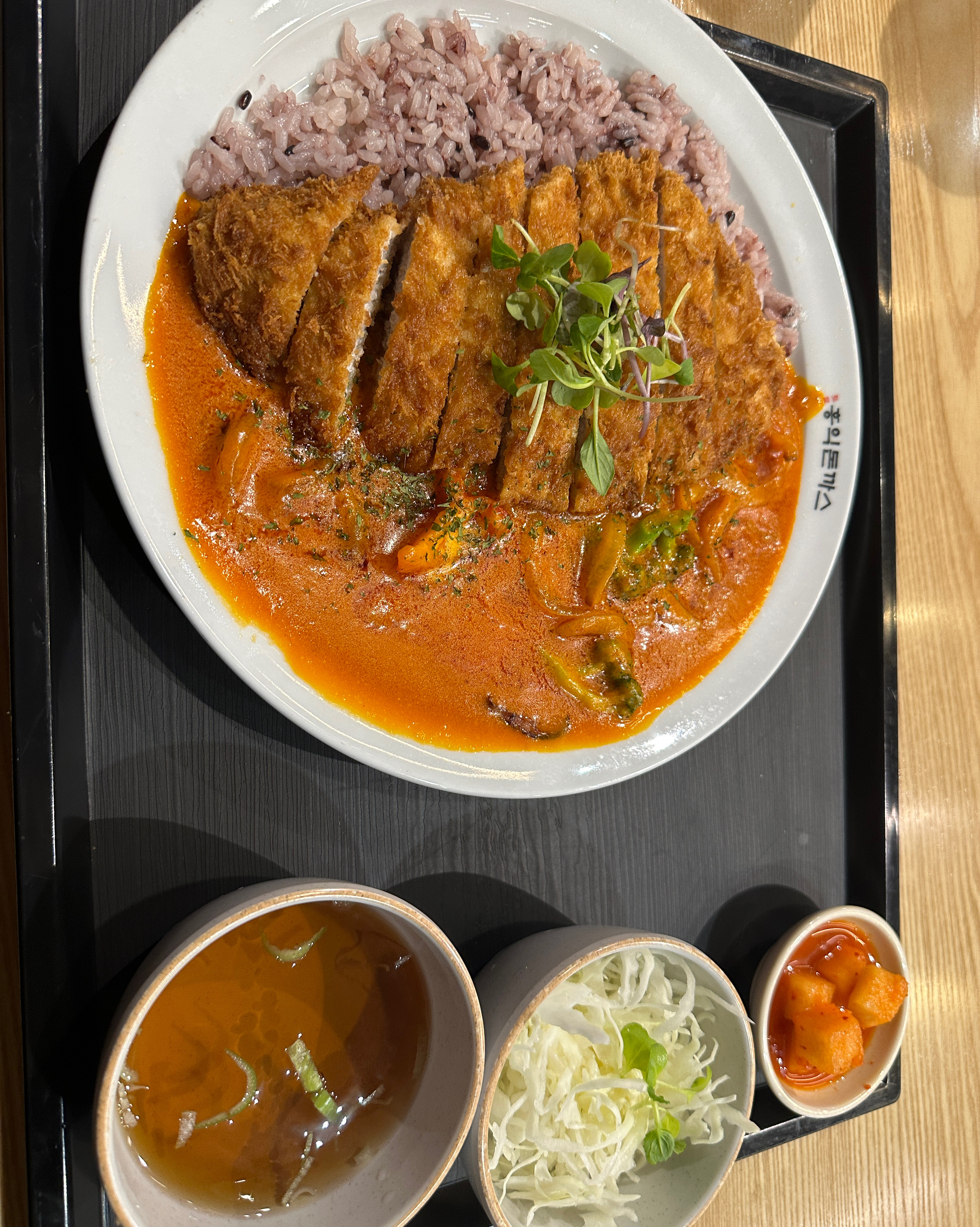 로제소스 돈까스가 넘 맛있어요 ~ - 광주 상무지구 맛집 홍익돈까스 광주상무점