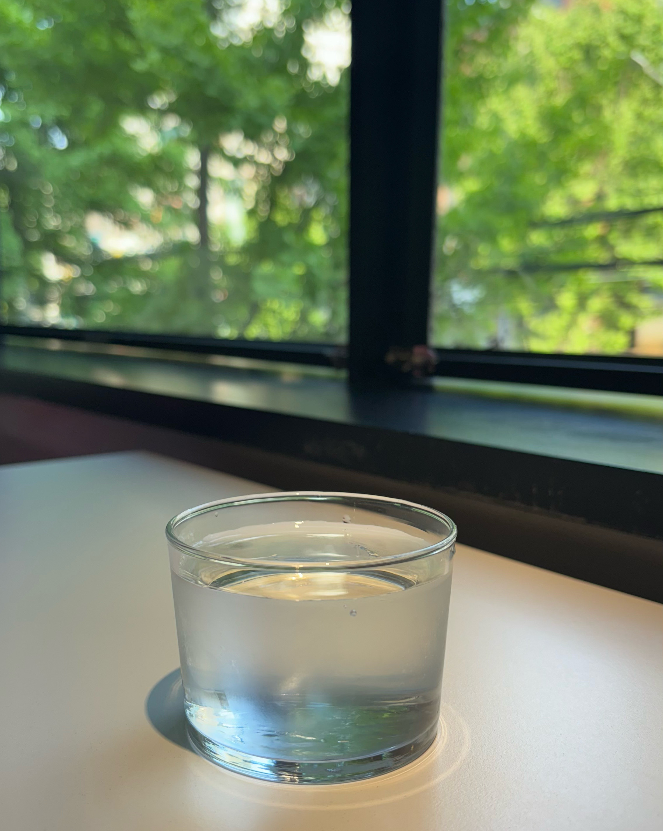 창문 너머로 가로수 보이는 게 참 좋았어요!!🍀 공간이 널찍하고 대화나누기도 좋고, 에그타