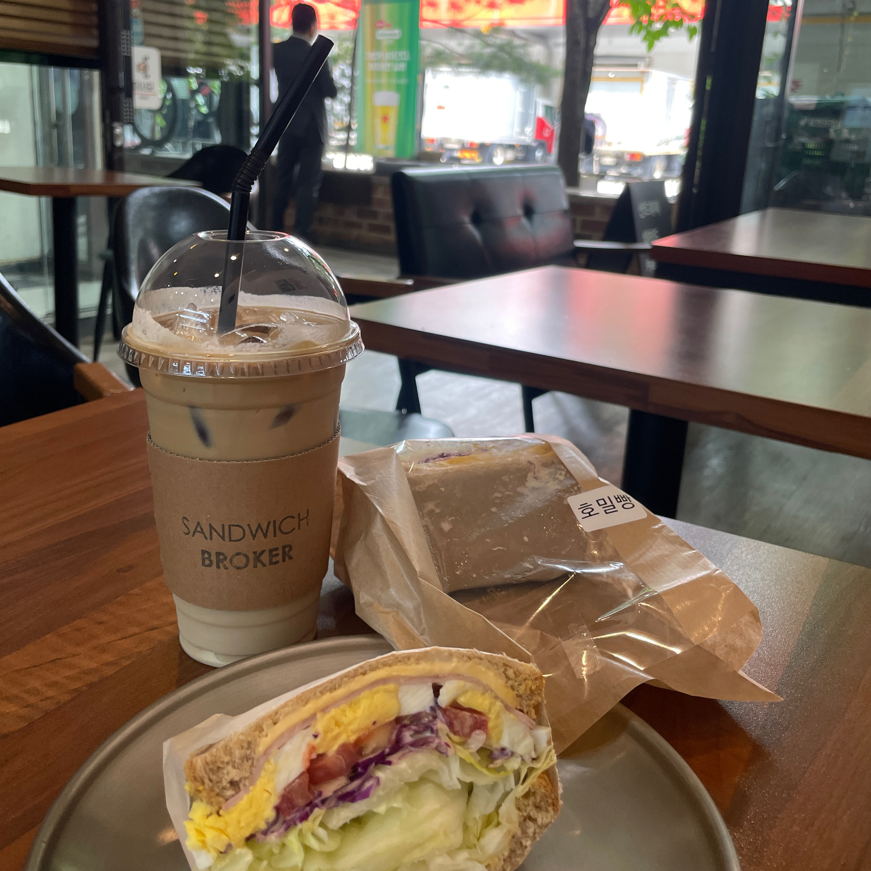 오리역 맛집 샌드위치브로커 내돈내산 방문후기
