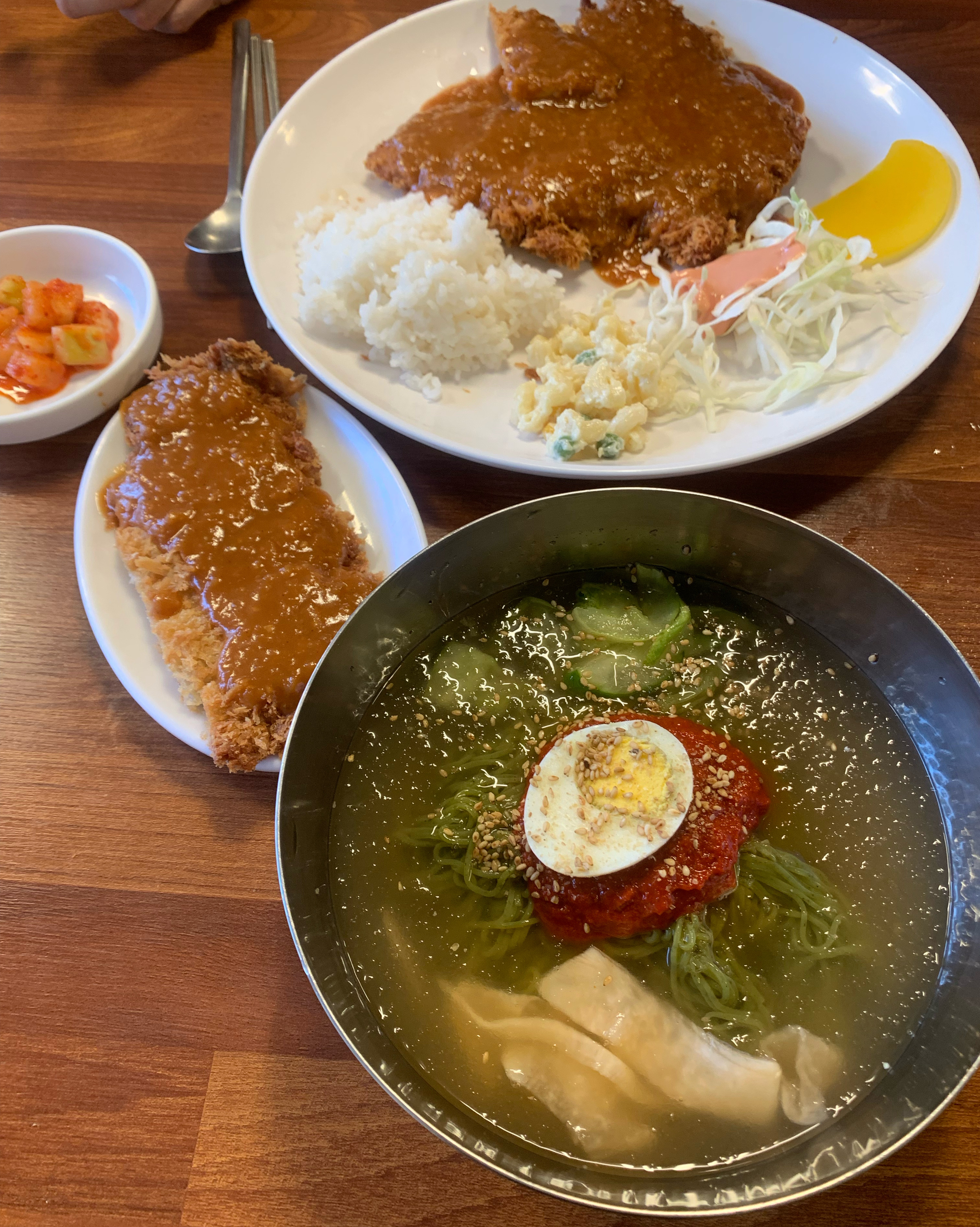  서울시 용산구 효창동 맛집 돈까스산골녹차냉면