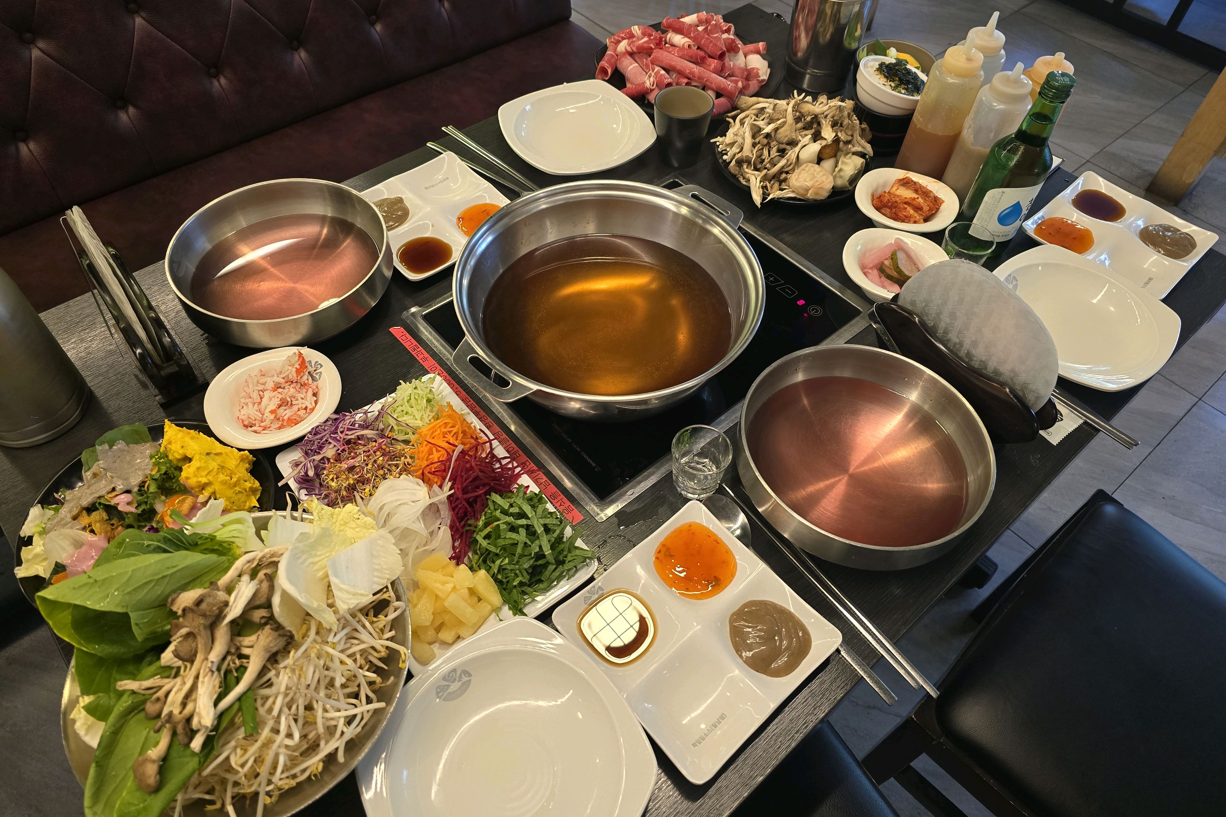샤브샤브 & 월남쌈 맛집이예요!! - 신월동 맛집 소담촌 신월점