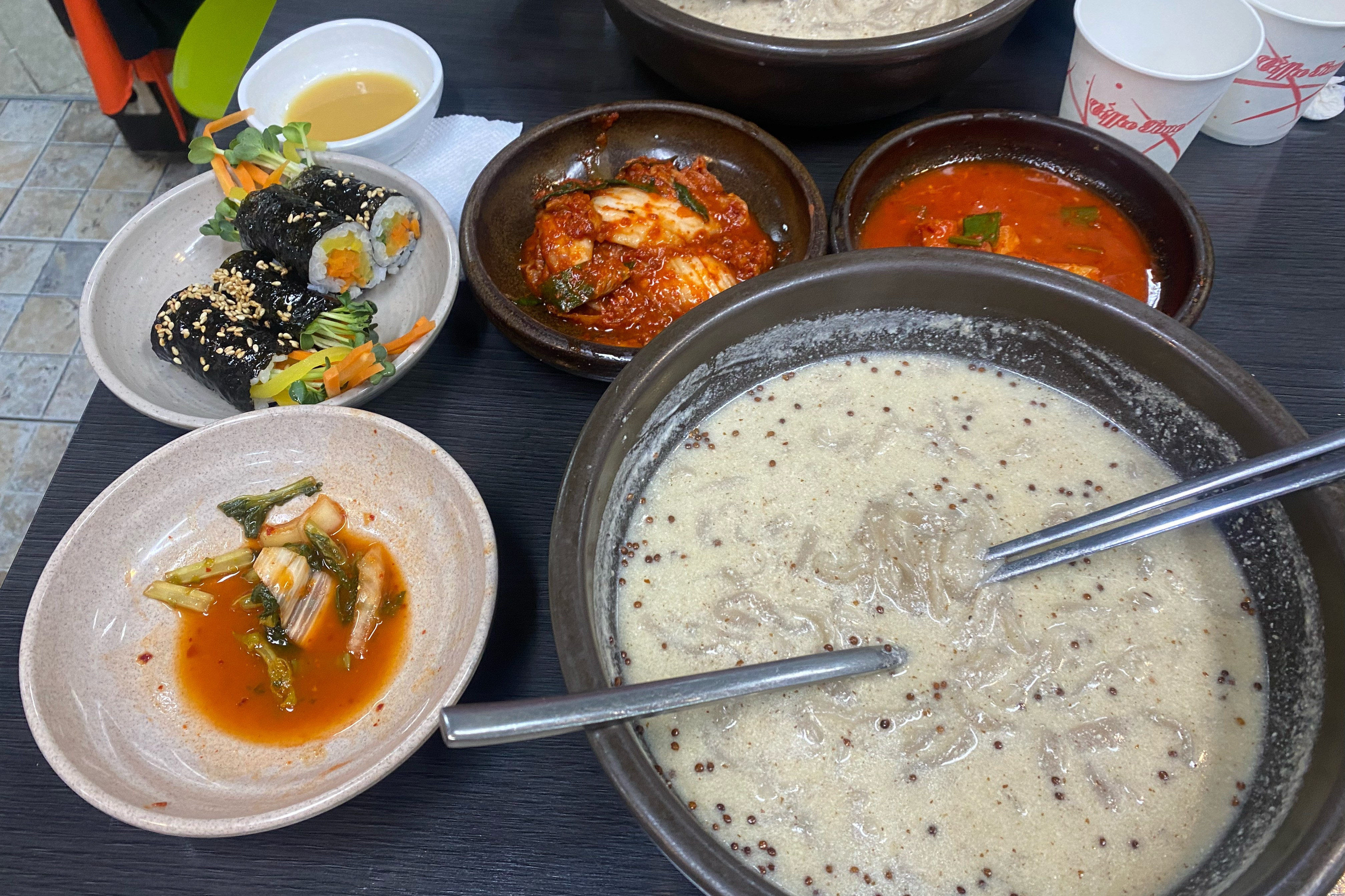 
올림픽공원역식당 함초밭 들깨칼국수