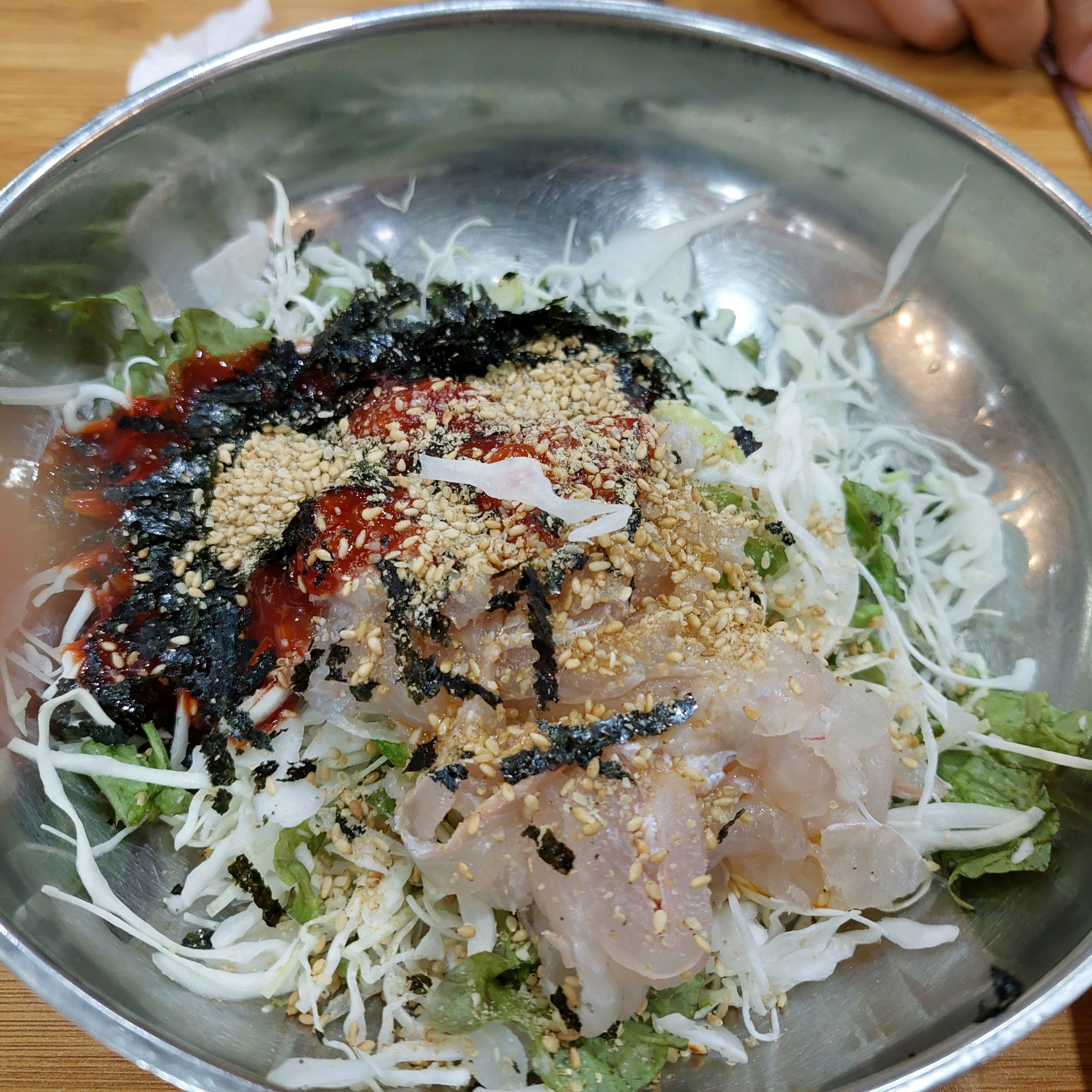 더운요즘 물회한그릇먹으면 속이다 시원하다 - 안양 맛집 포항물회