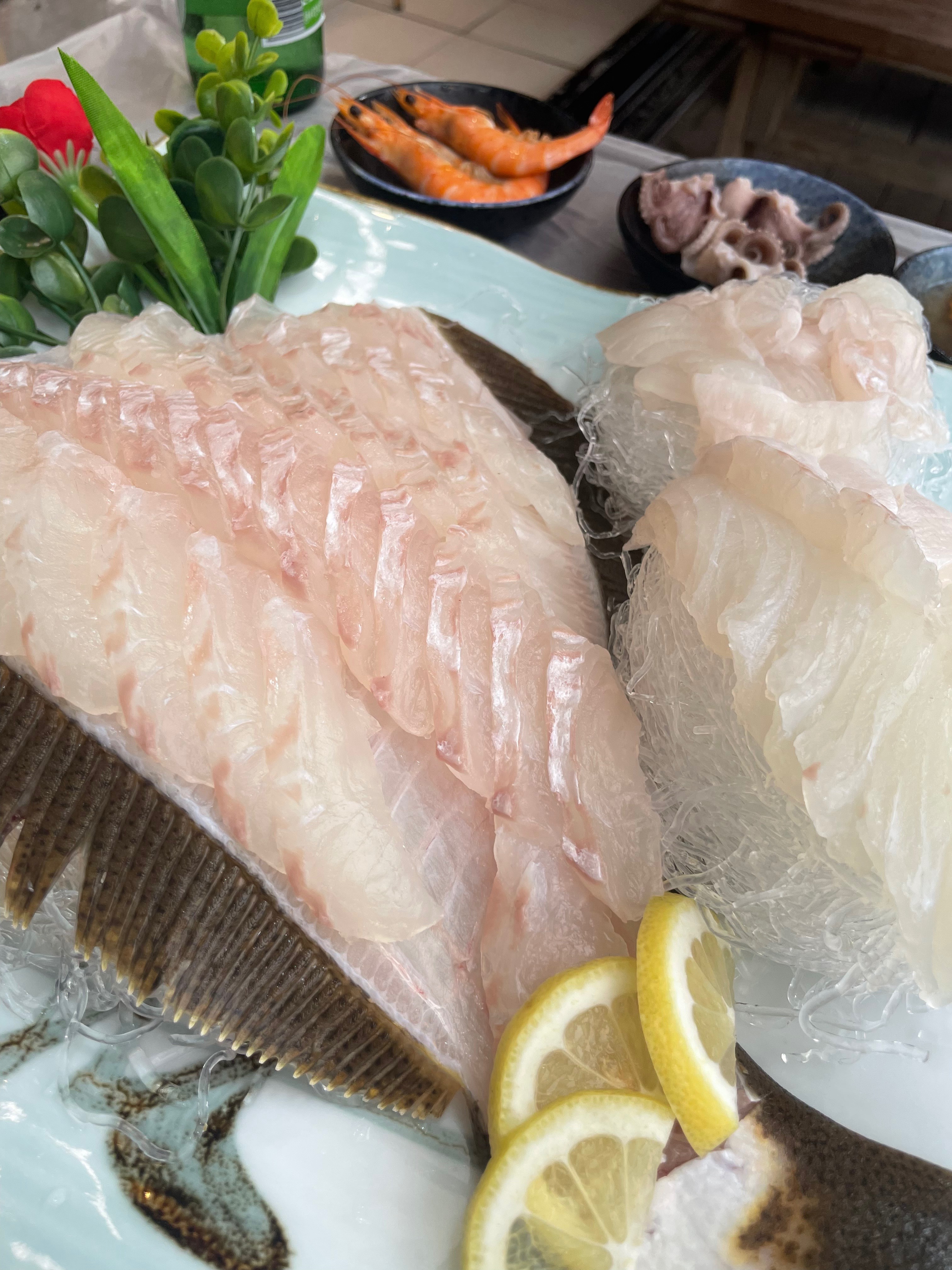 광어 중 ㅠㅠ 너무 잘먹었습니다❤️ - 경포대 맛집 경포비치횟집