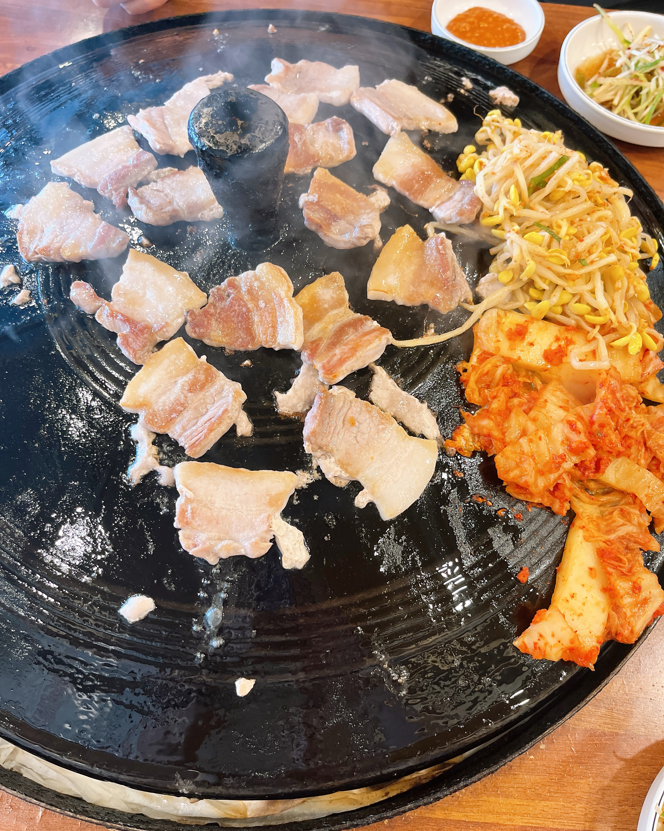 미금역 맛집 옛시골왕솥뚜껑삼겹살 내돈내산 최신리뷰