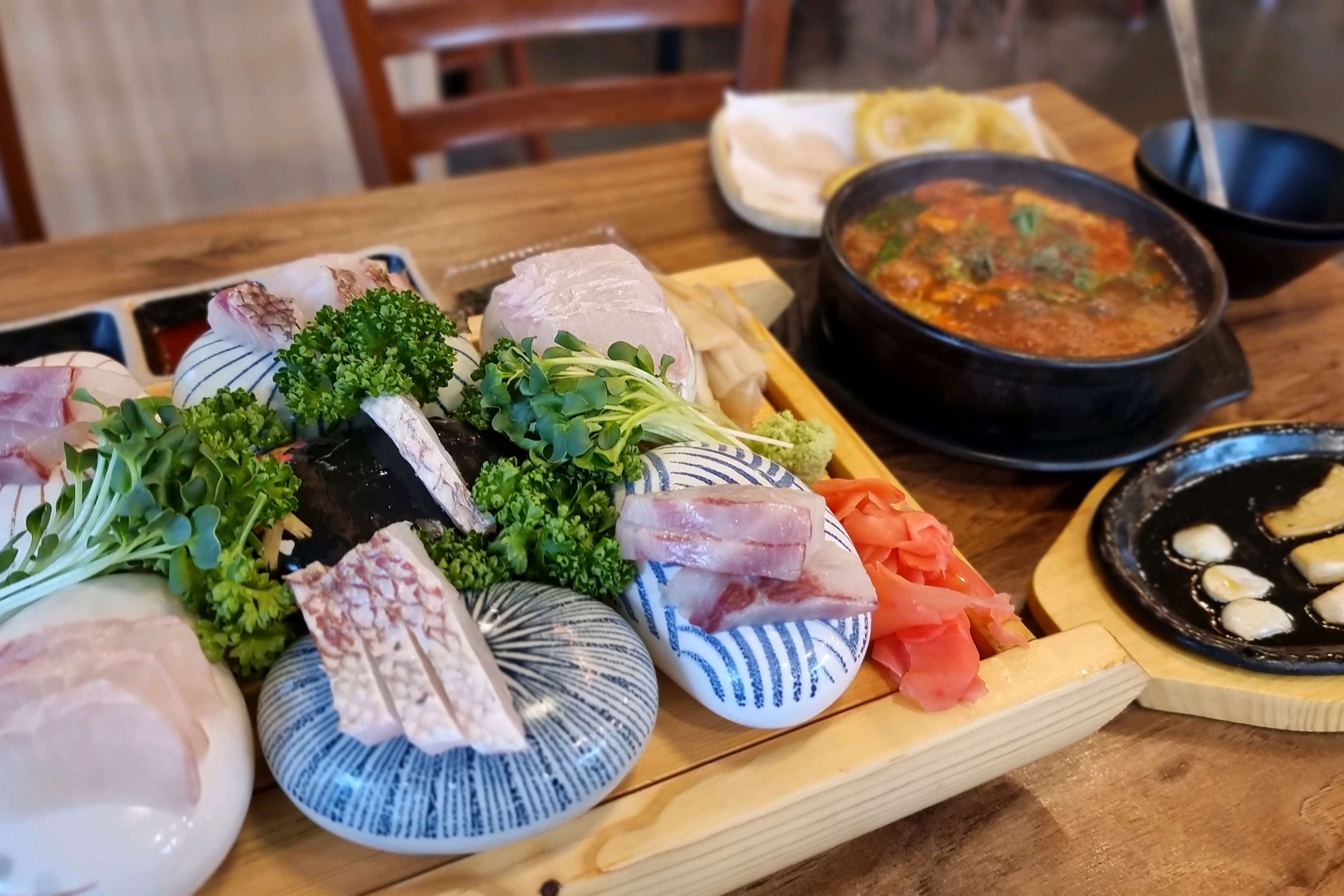 무한리필집인데 리필안해도 배부르고 맛있었어요! - 권선동 맛집 삼도숙성회 권선점