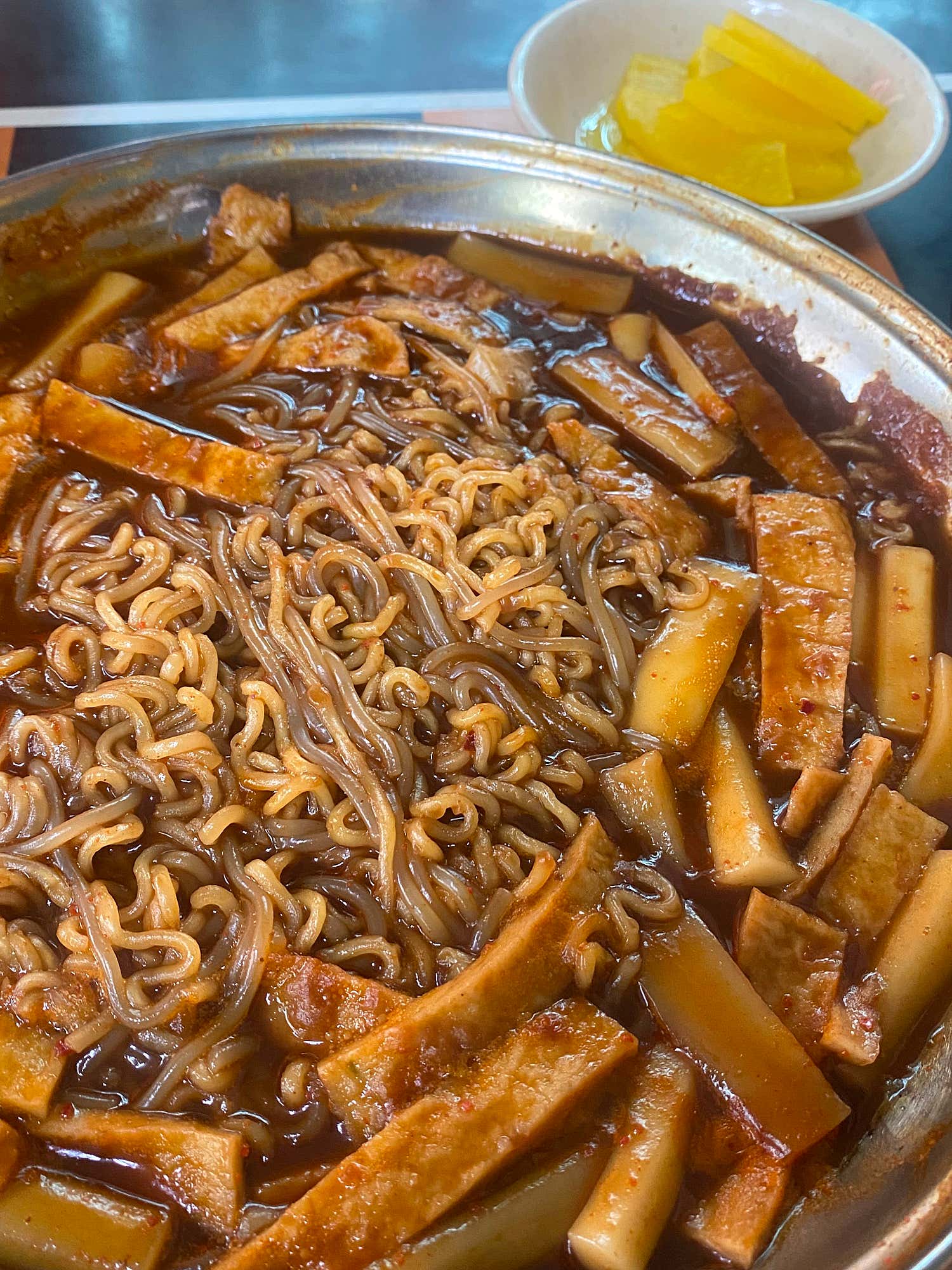 오달통분식 존맛탱 메뉴 조합
