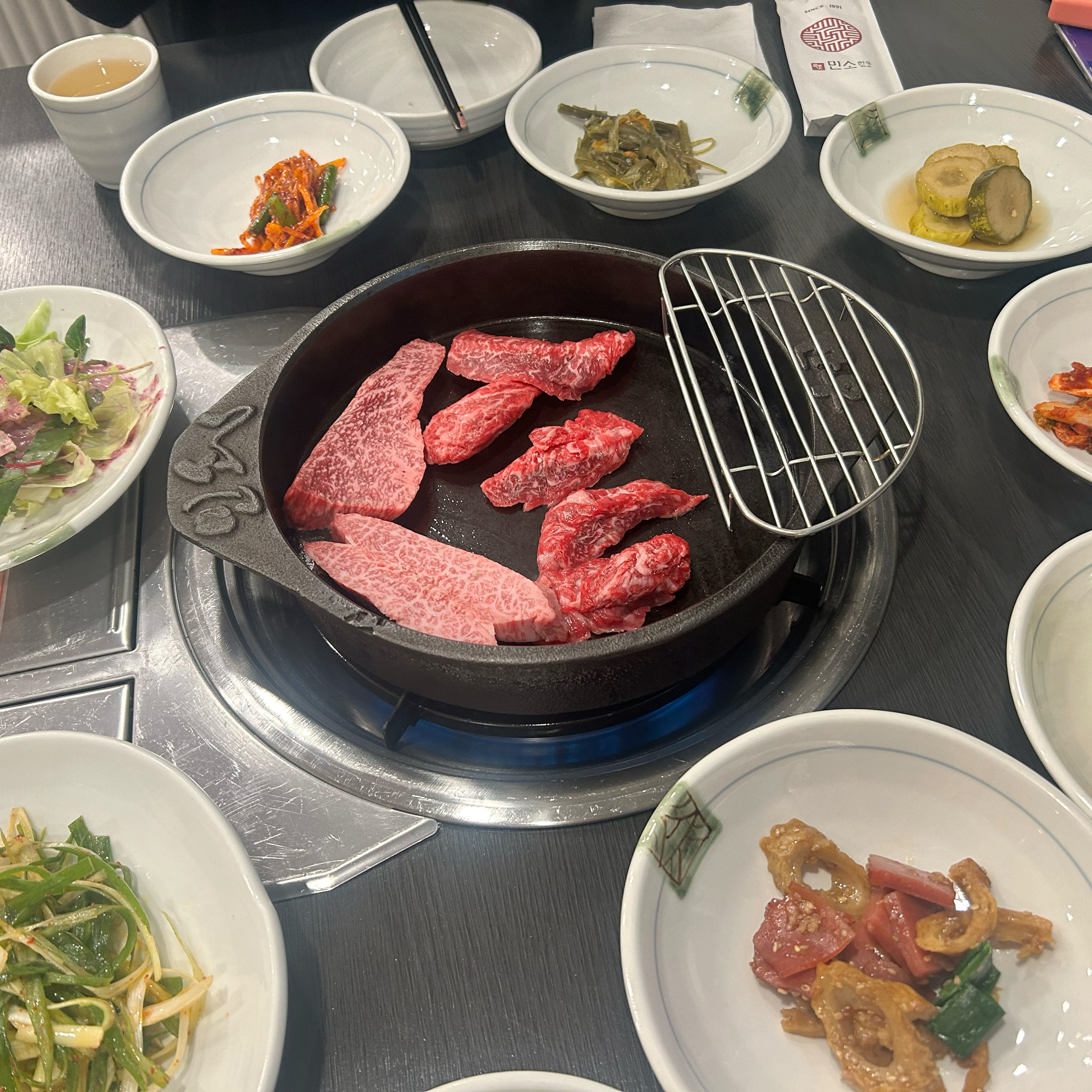 점심 런치세트 구성도 좋고 맛도 너무 좋아요😎💗 - 여의도 맛집 민소한우 서여의도점