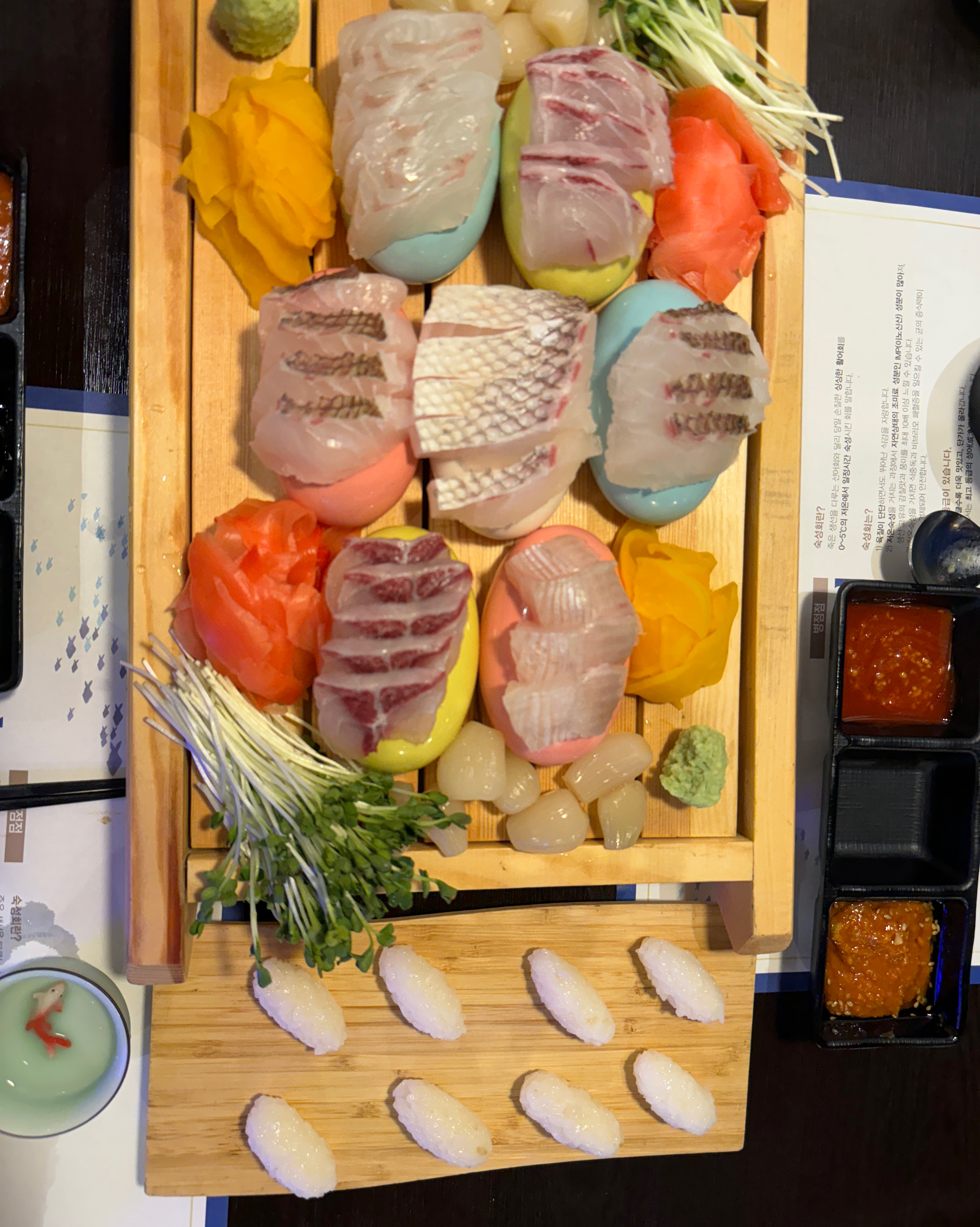 30분 늦을꺼같다고 전화드렸더니 흥쾌히 시간 바꿔주셨어요 친절하고 맛있고 굳 - 병점 맛집 물고기자리 병점점