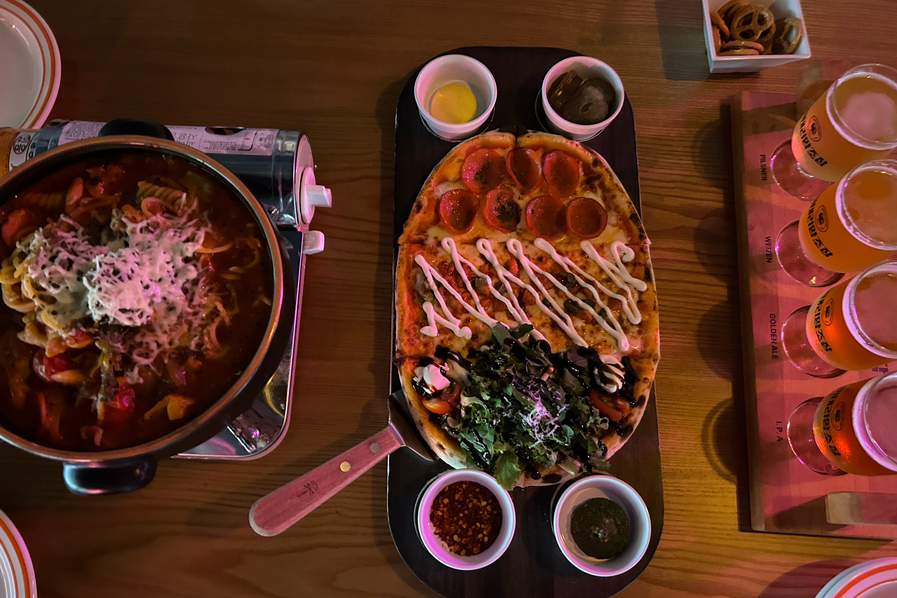 천안 스튜,화덕피자와 수제맥주 찐맛집입니다!! - 불당동 맛집 이태리양조장 천안신불당점
