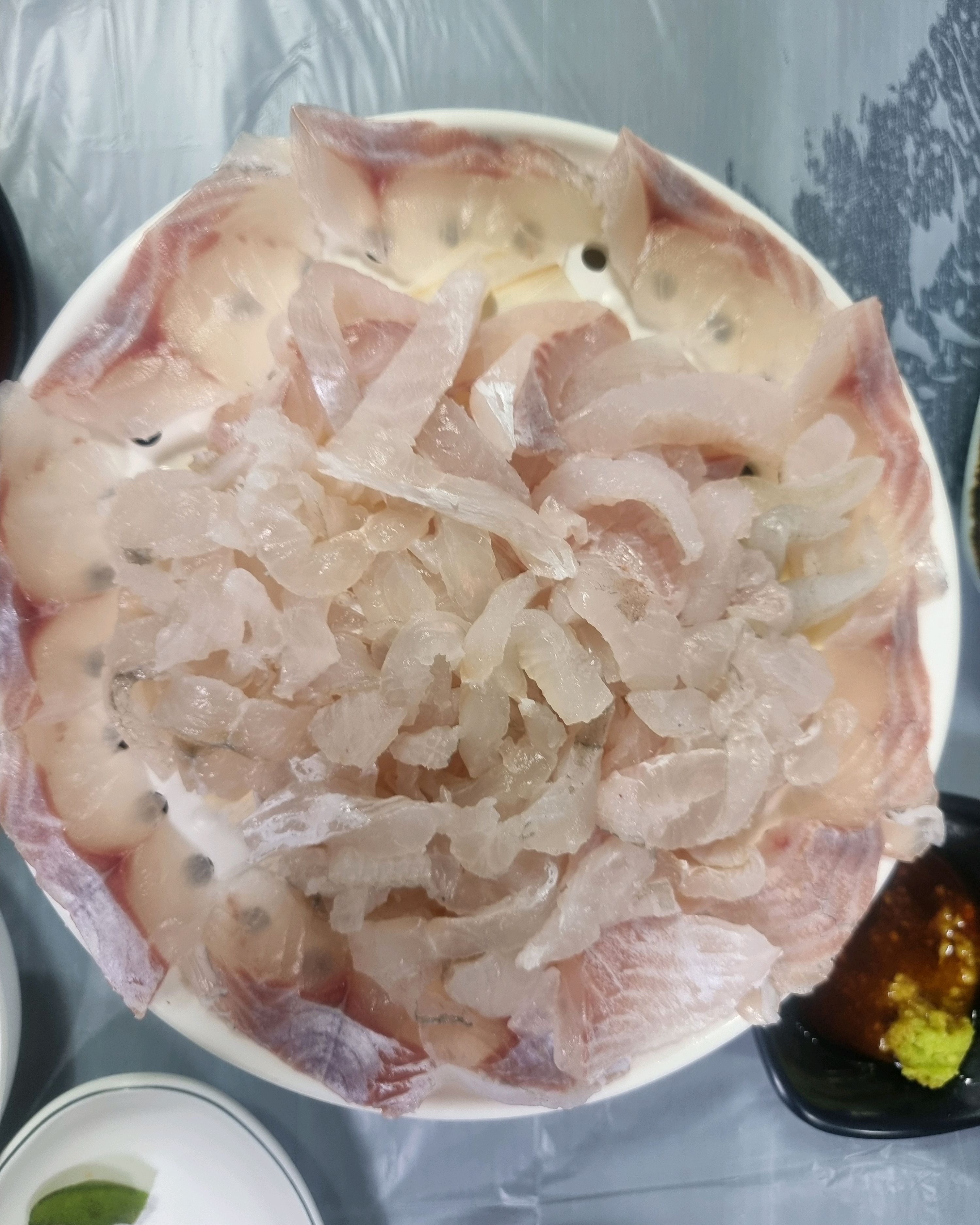 자연산회 소 55000원 - 송정 맛집 송정수산